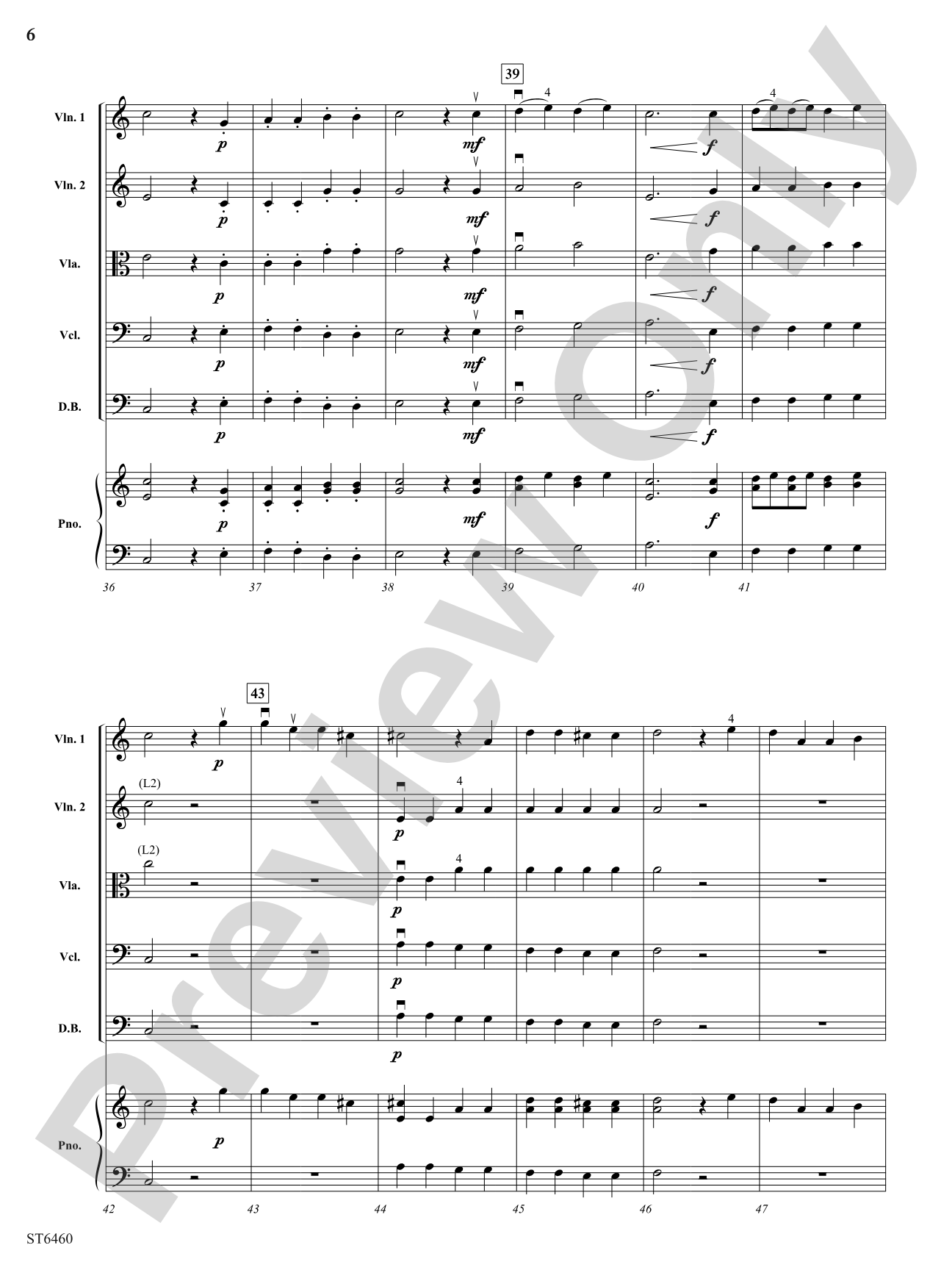 A Mozart Allegro: String Orchestra Conductor Score & Parts