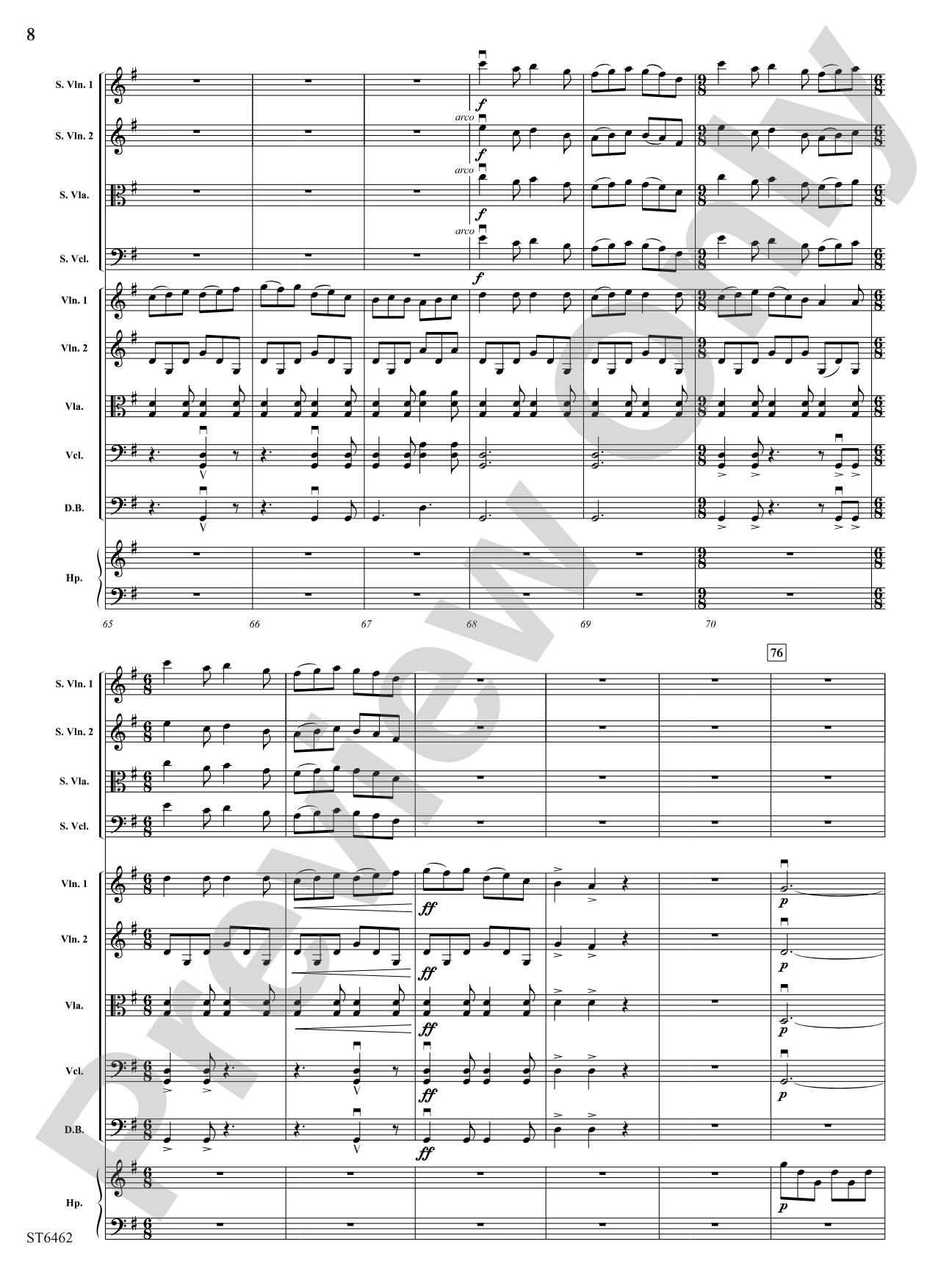 Irish Junkyard Jam: String Orchestra Conductor Score & Parts