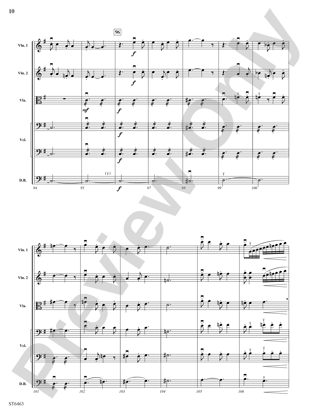 Overture to Rob-Roy: String Orchestra Conductor Score & Parts