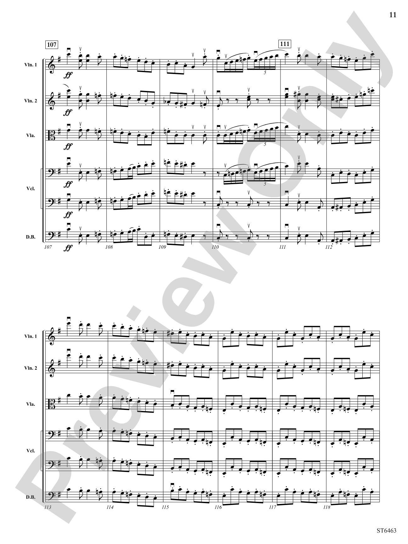 Overture to Rob-Roy: String Orchestra Conductor Score & Parts