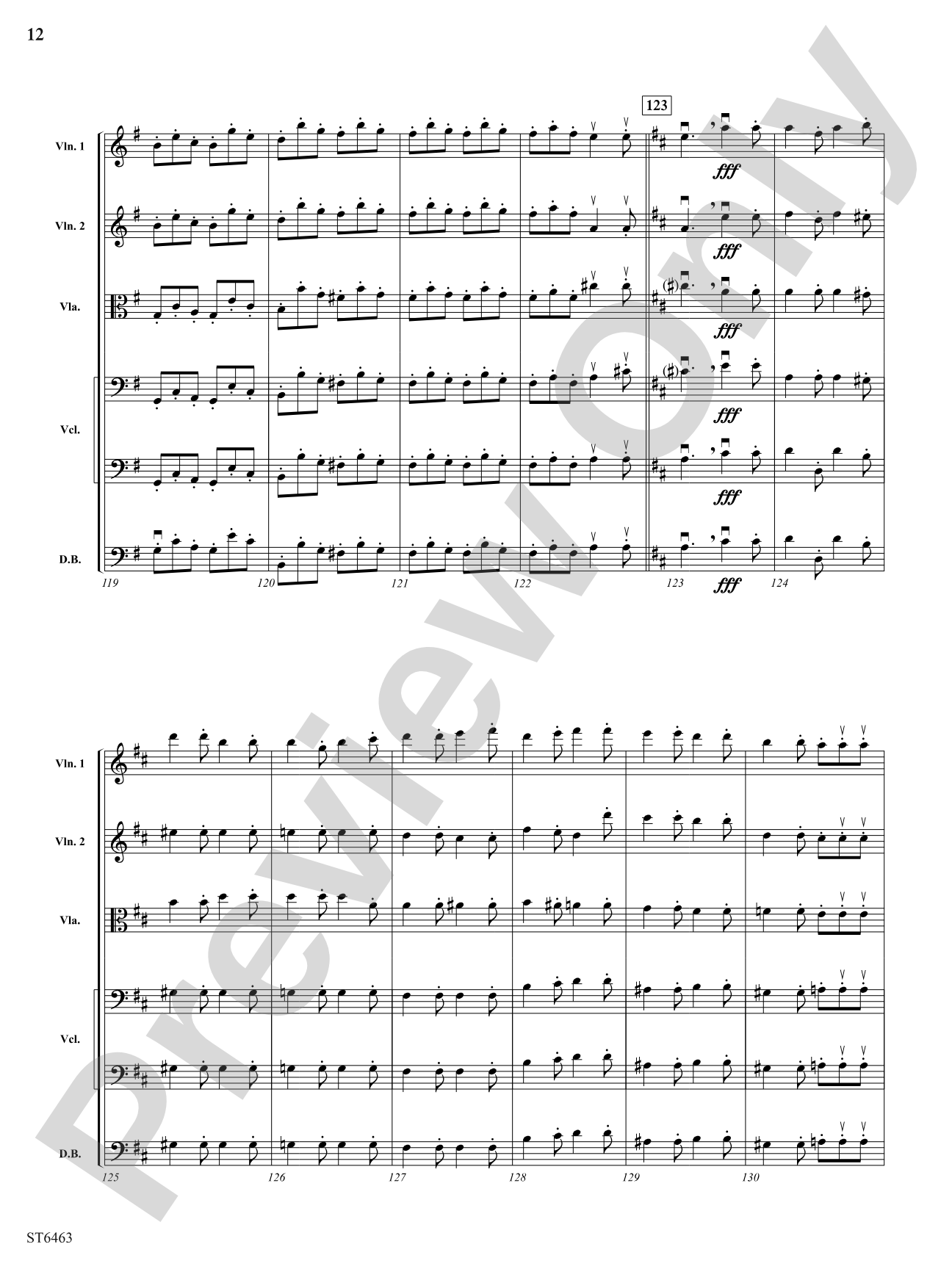 Overture to Rob-Roy: String Orchestra Conductor Score & Parts