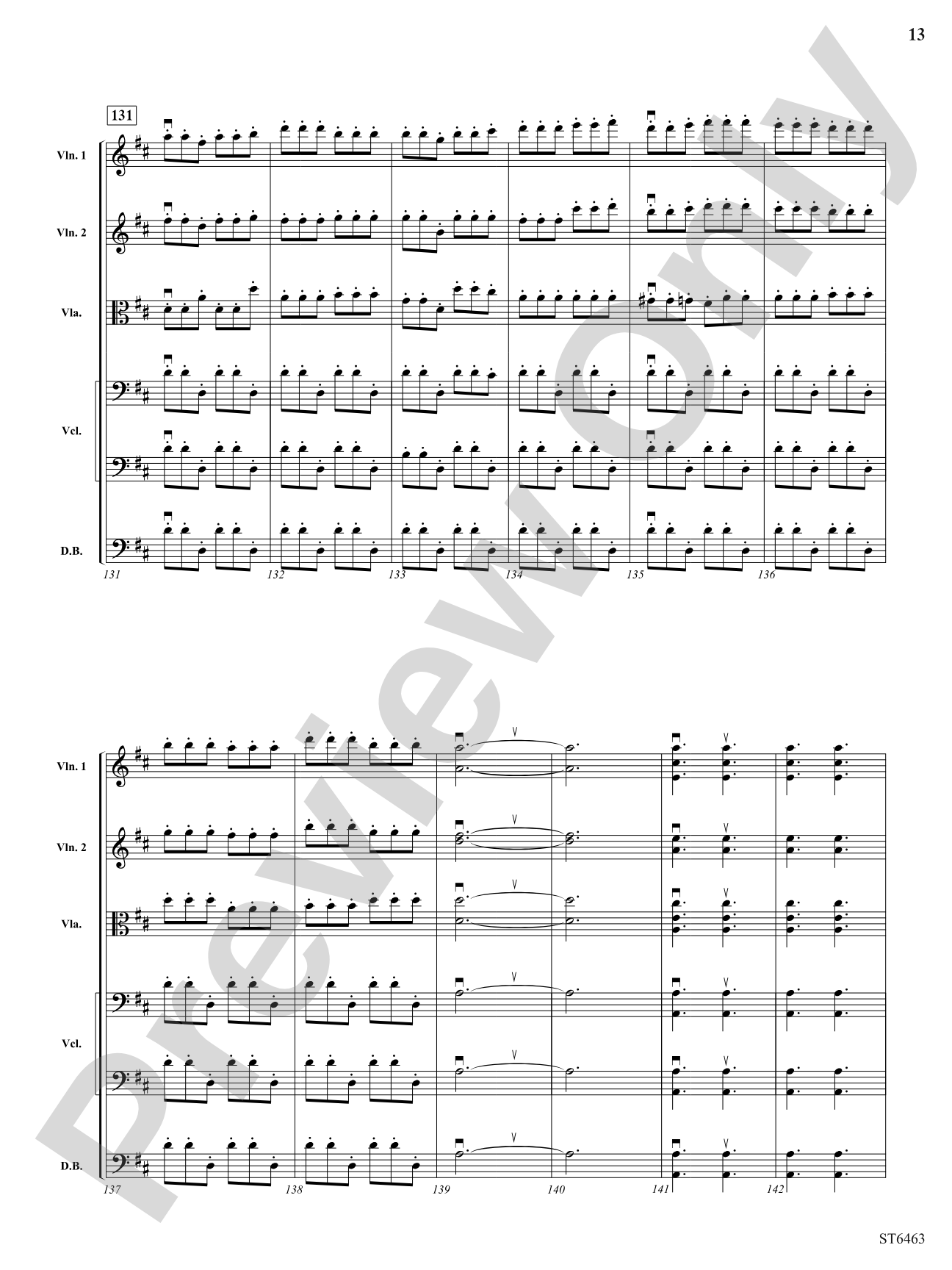 Overture to Rob-Roy: String Orchestra Conductor Score & Parts