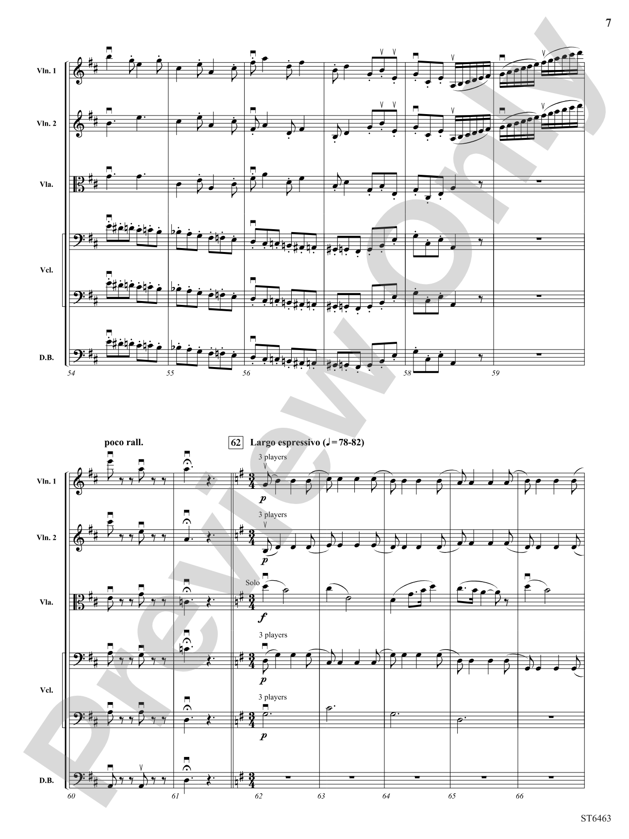 Overture to Rob-Roy: String Orchestra Conductor Score & Parts