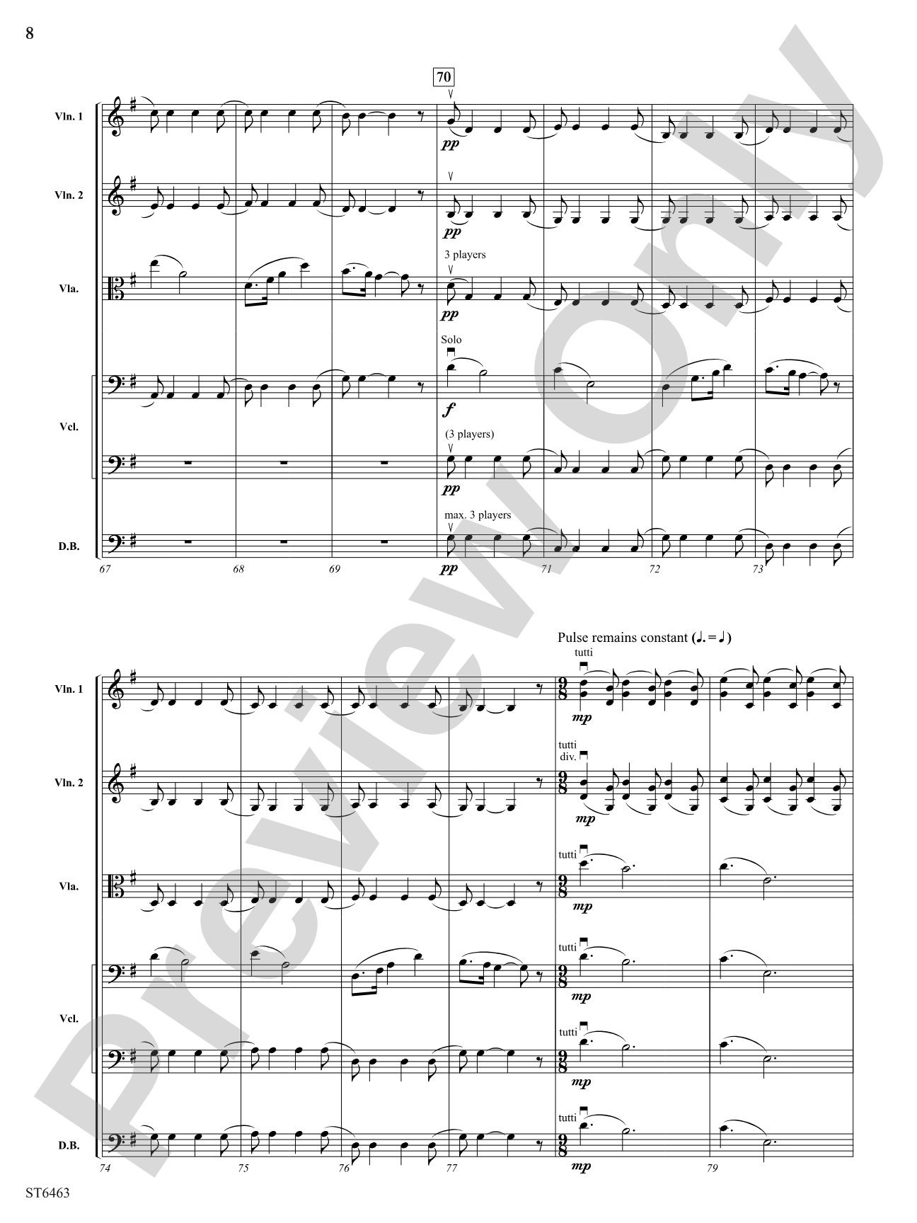Overture to Rob-Roy: String Orchestra Conductor Score & Parts