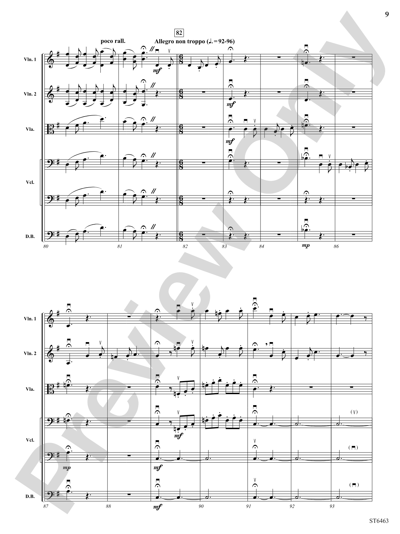 Overture to Rob-Roy: String Orchestra Conductor Score & Parts