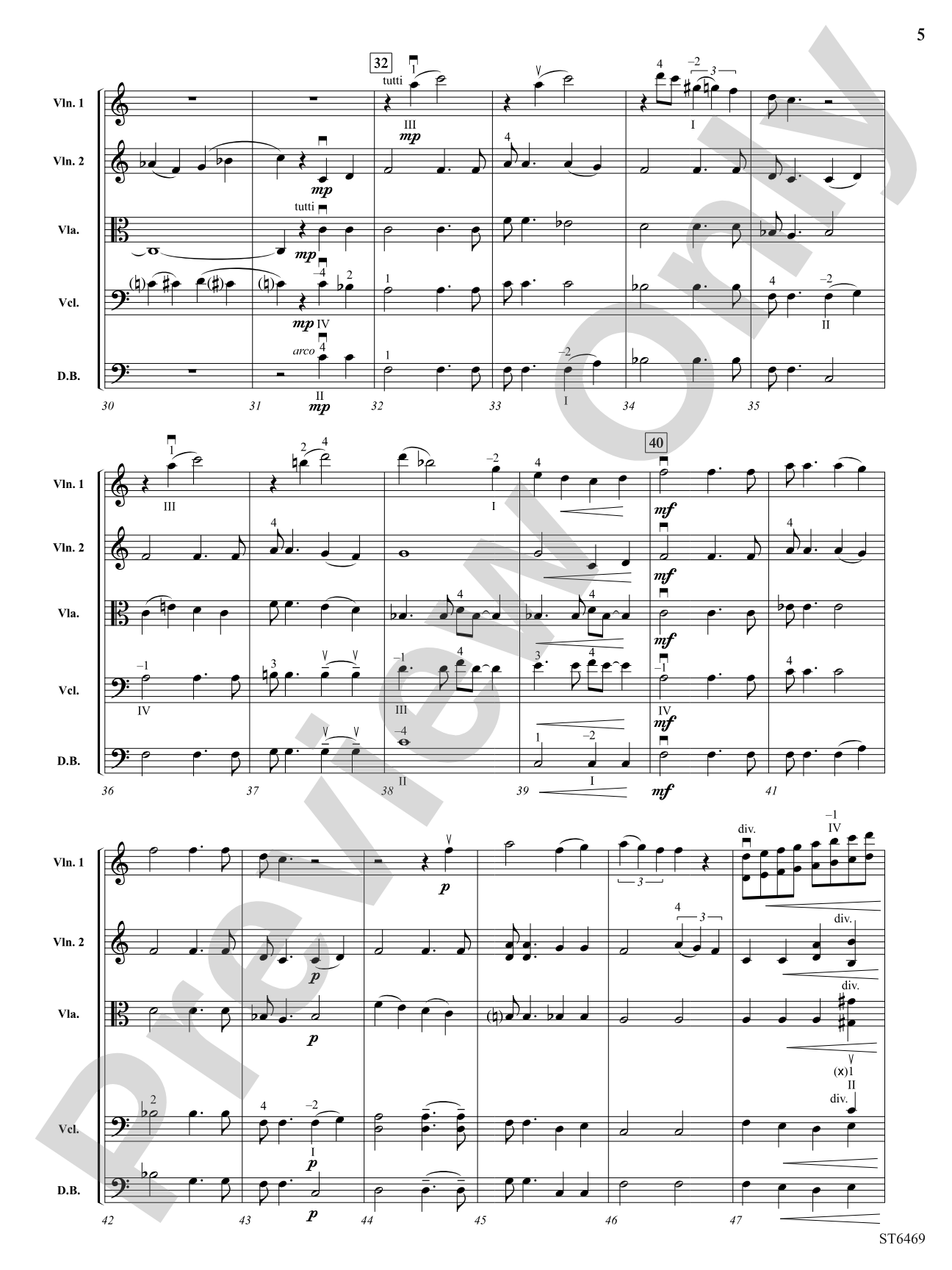 A Long Way from Home: String Orchestra Conductor Score & Parts