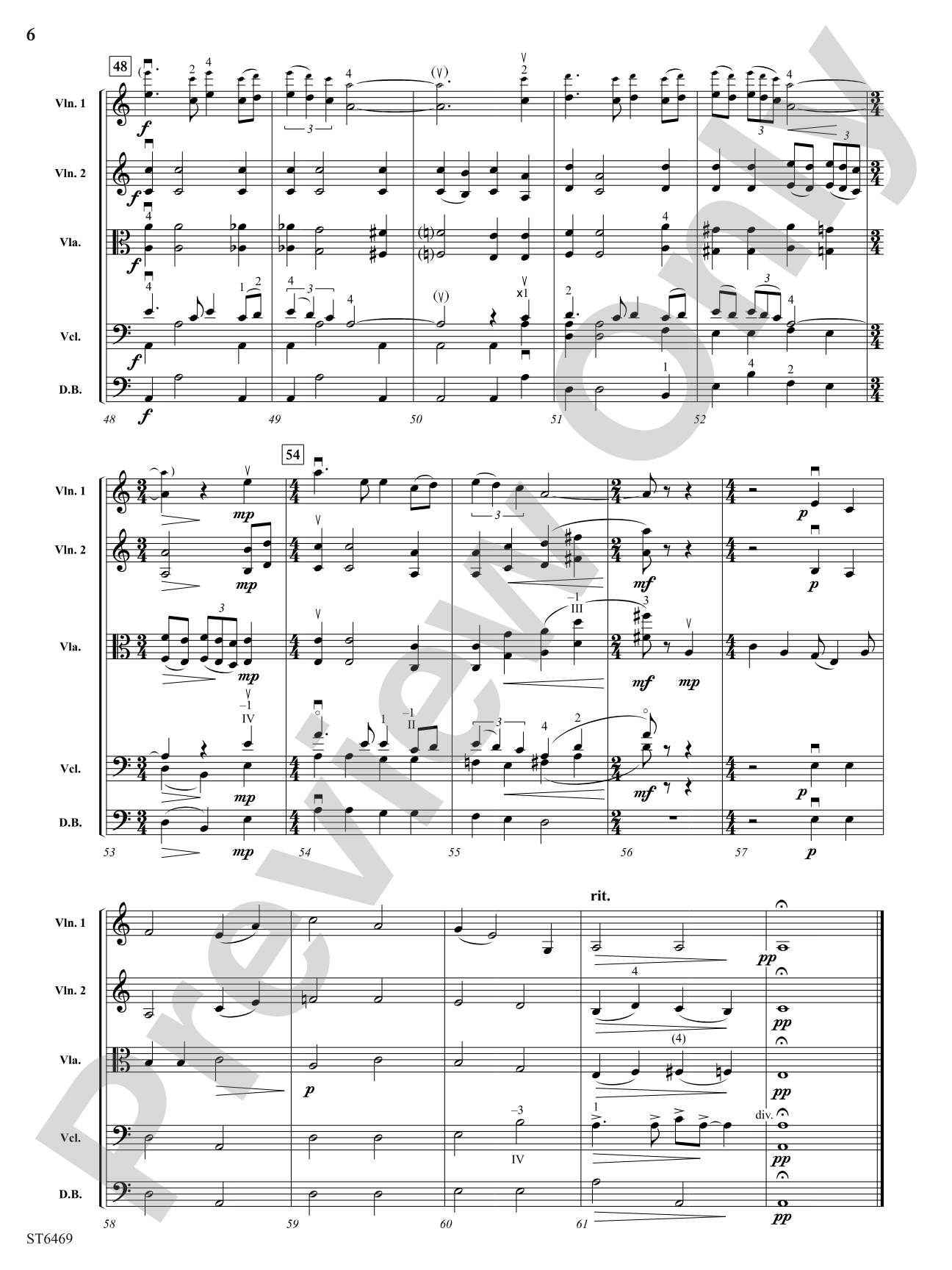 A Long Way from Home: String Orchestra Conductor Score & Parts