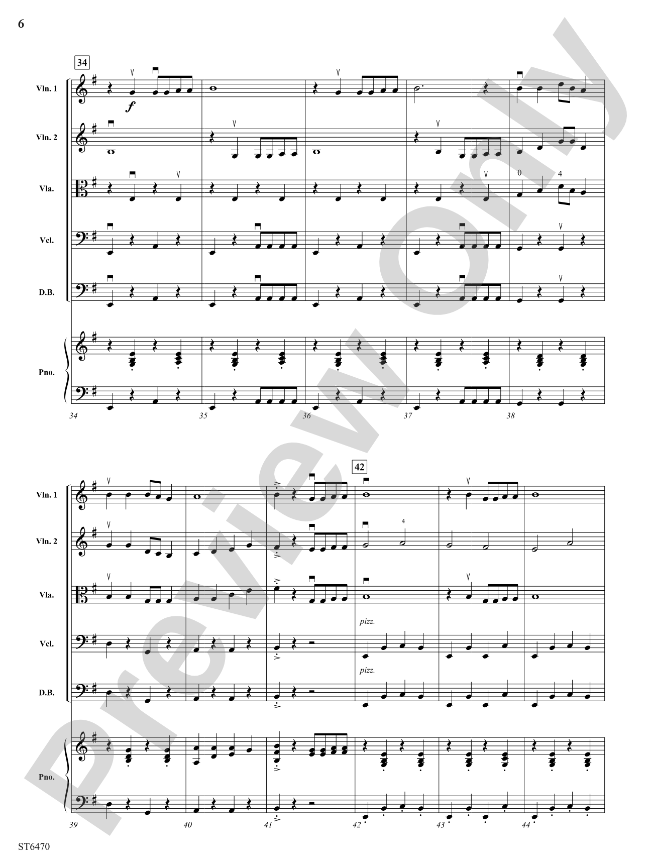 Subterranean: String Orchestra Conductor Score & Parts