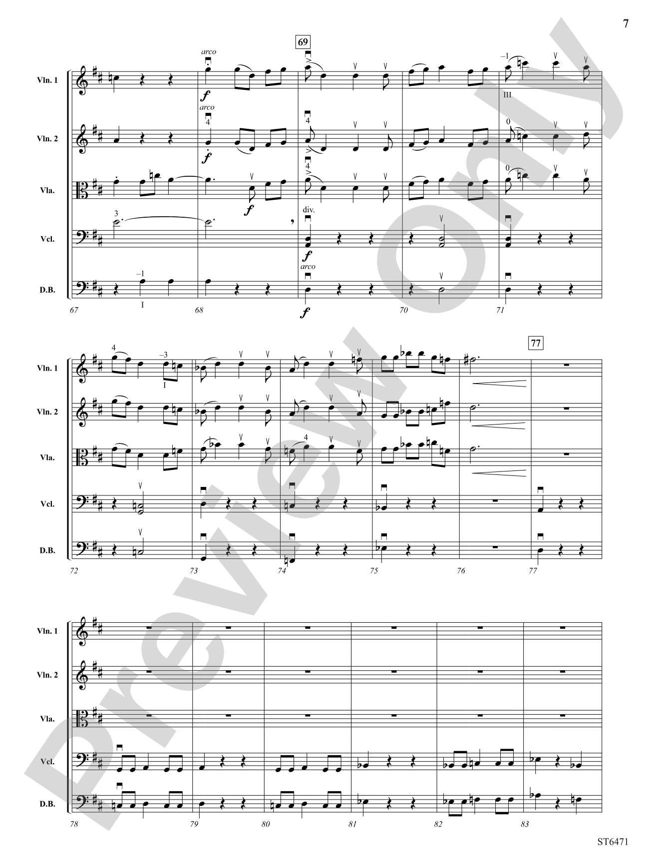 Trailblaze: String Orchestra Conductor Score & Parts