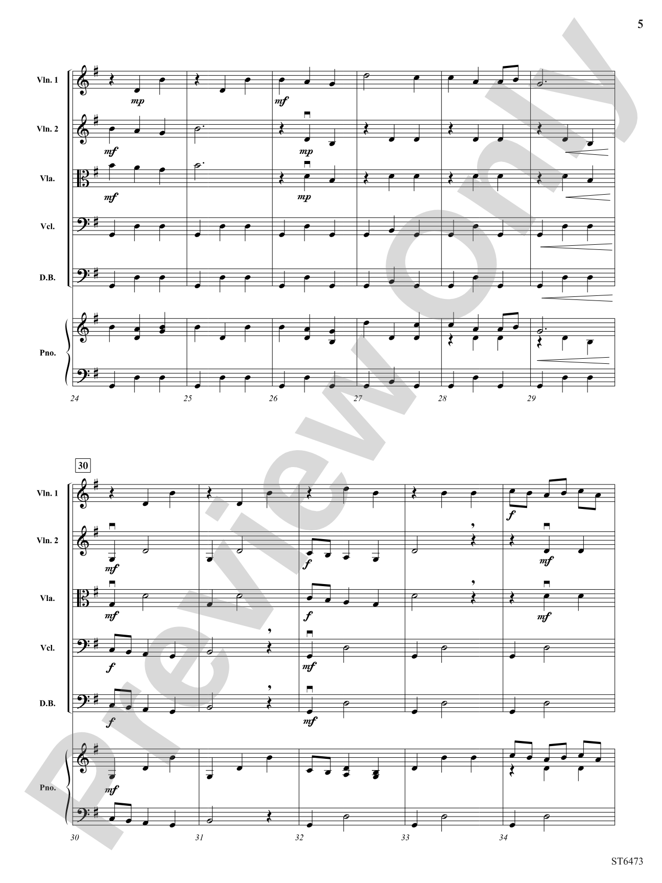 Saltarello: String Orchestra Conductor Score & Parts