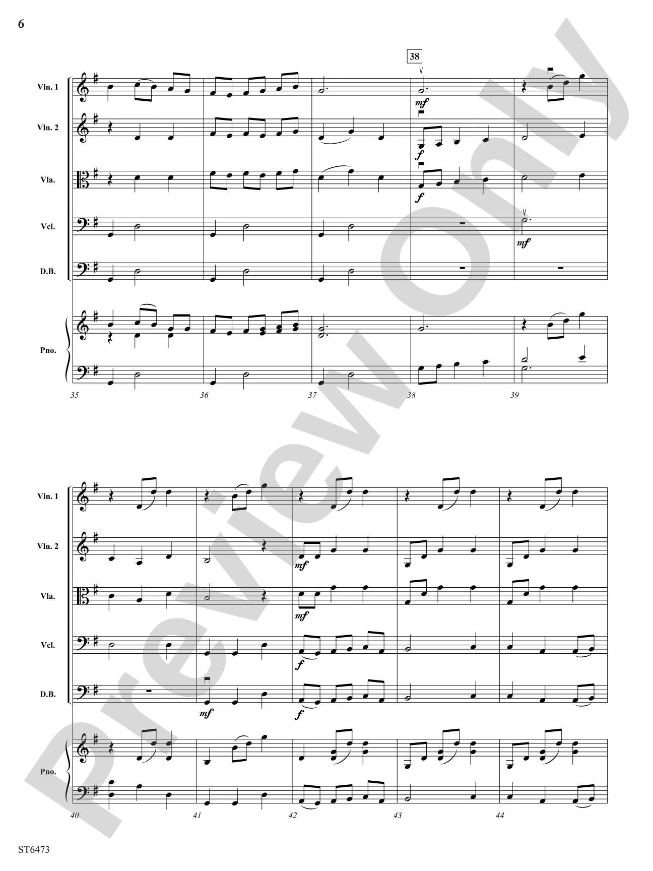 Saltarello: String Orchestra Conductor Score & Parts