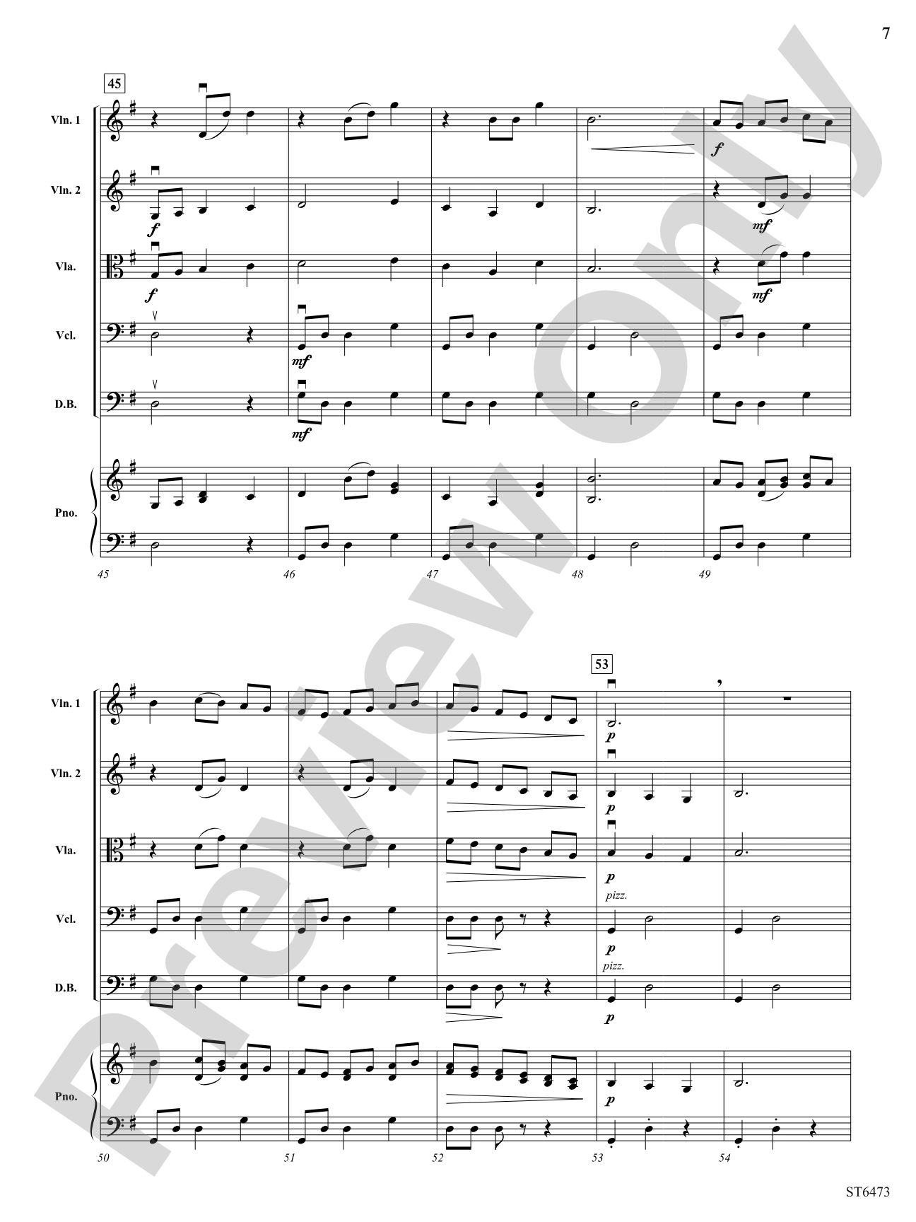 Saltarello: String Orchestra Conductor Score & Parts