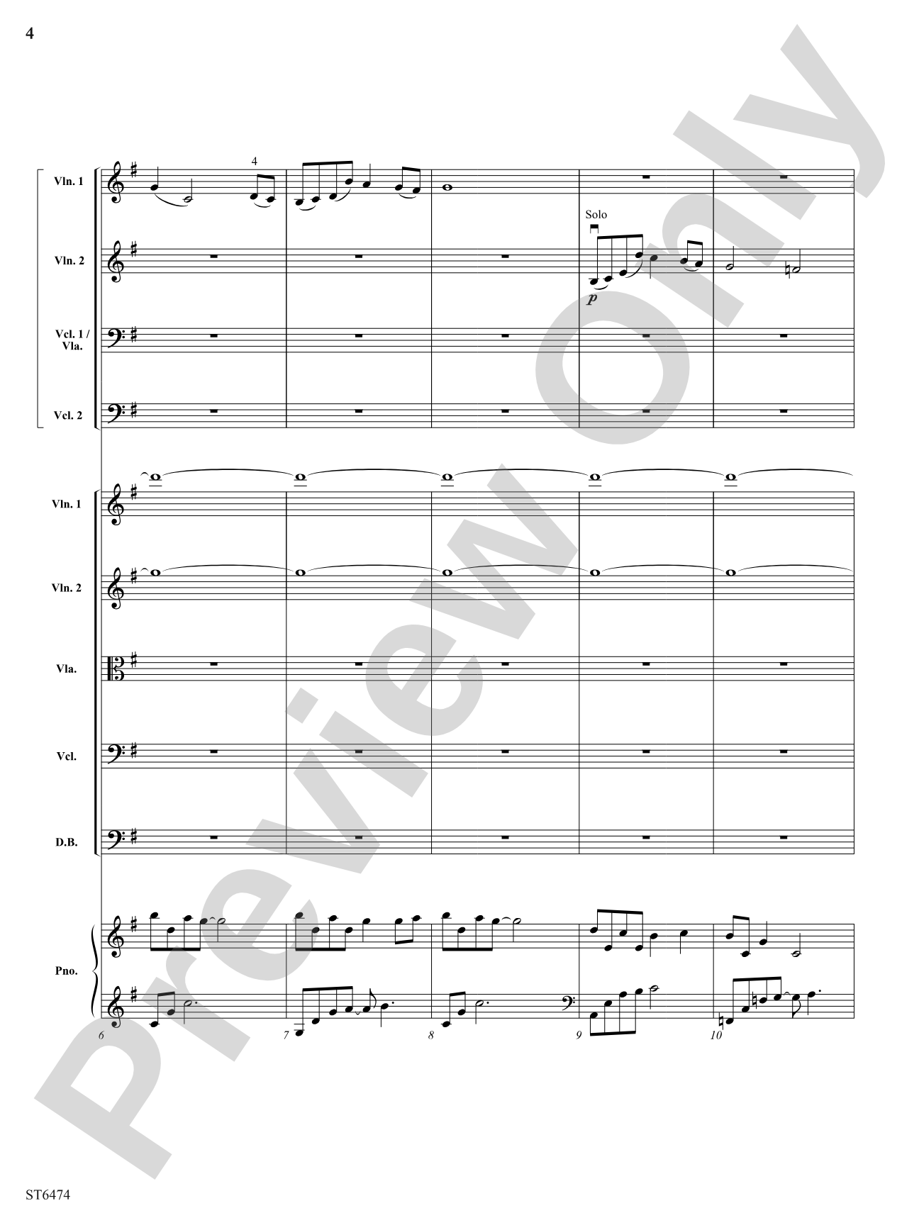 Struggle in the Shadows: String Orchestra Conductor Score & Parts