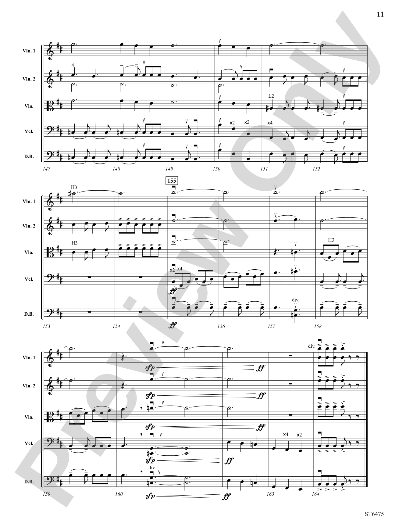 Dynasty: String Orchestra Conductor Score & Parts