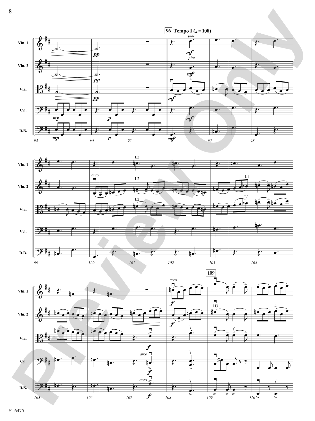 Dynasty: String Orchestra Conductor Score & Parts