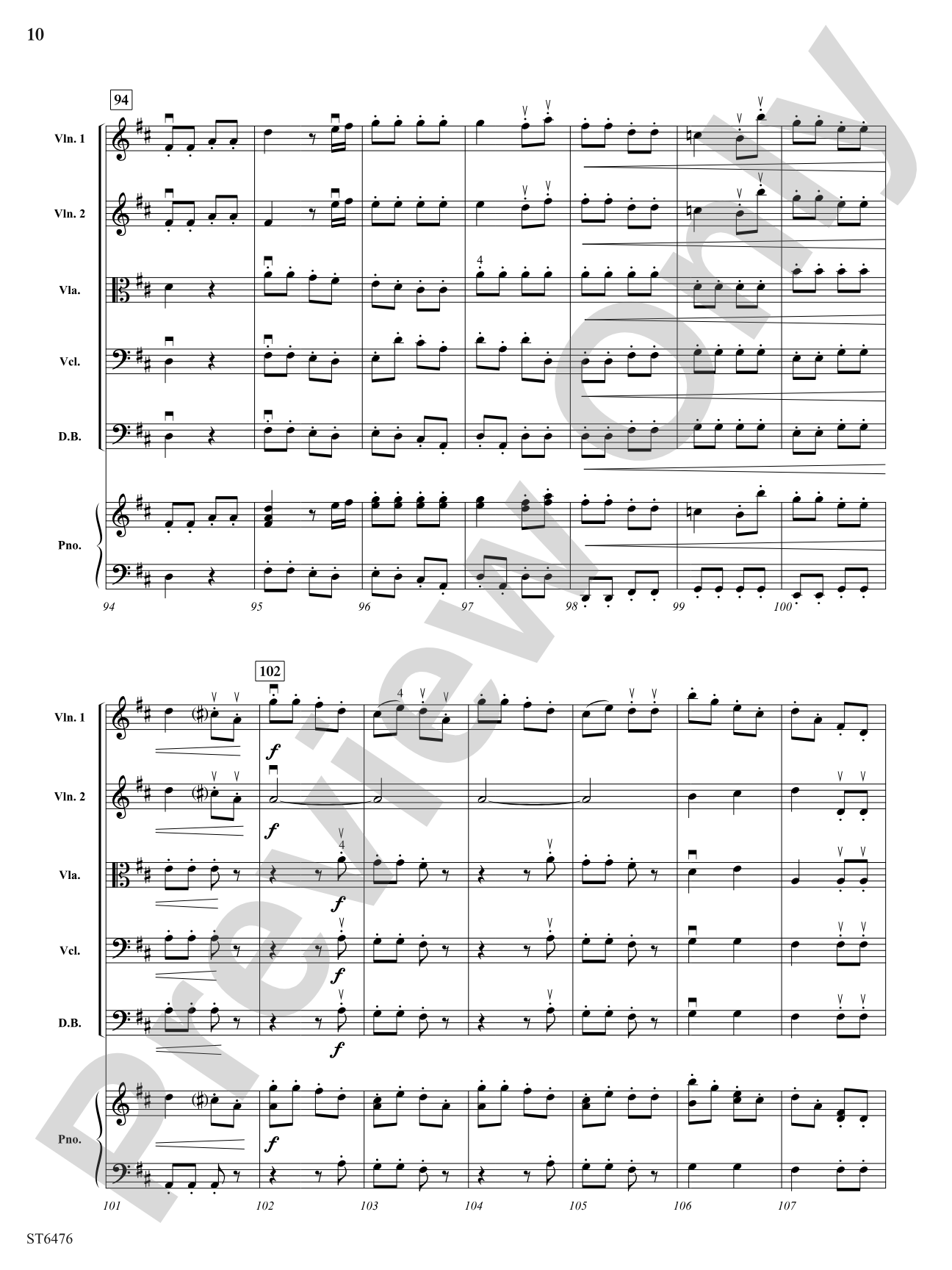Finale from Symphony No 12: String Orchestra Conductor Score & Parts