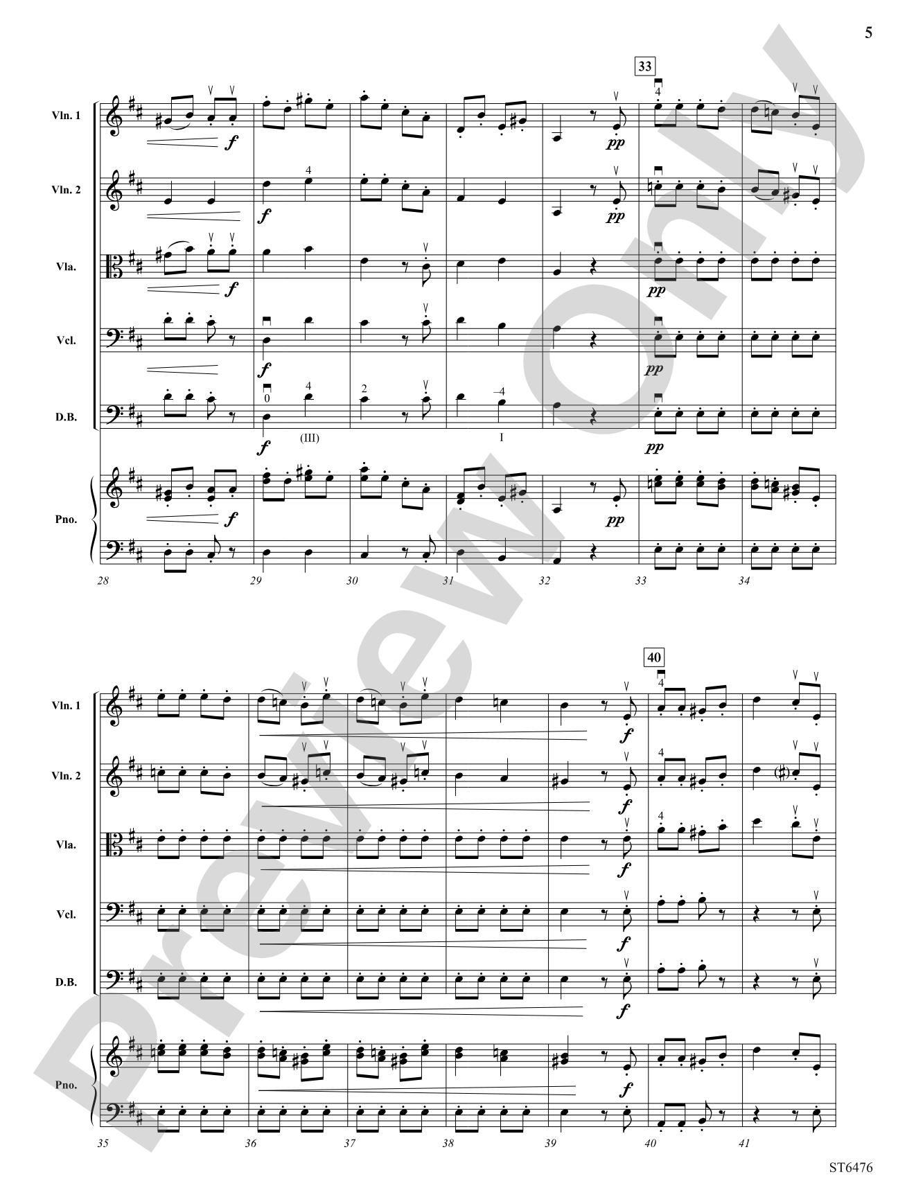 Finale from Symphony No 12: String Orchestra Conductor Score & Parts