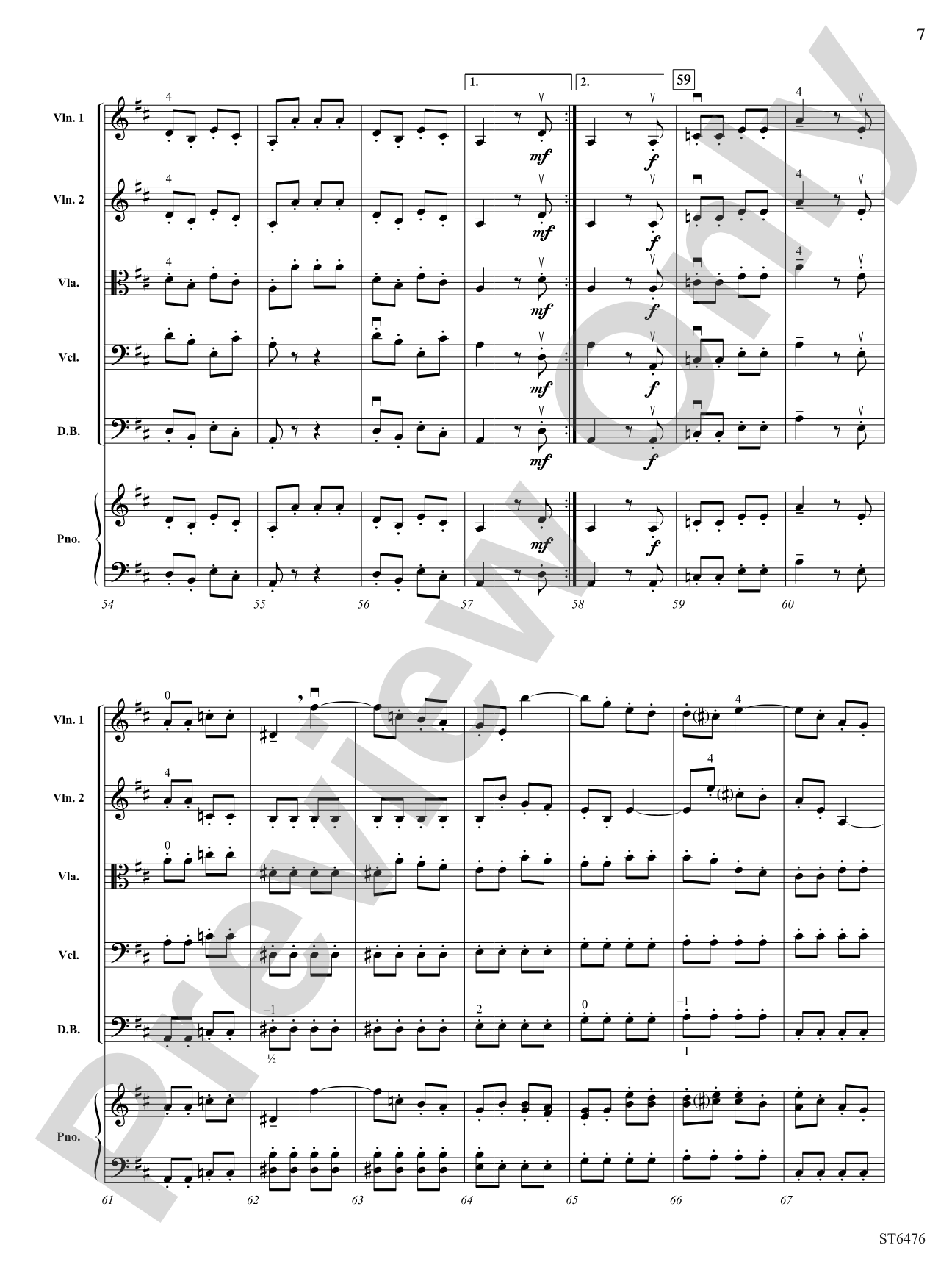 Finale from Symphony No 12: String Orchestra Conductor Score & Parts