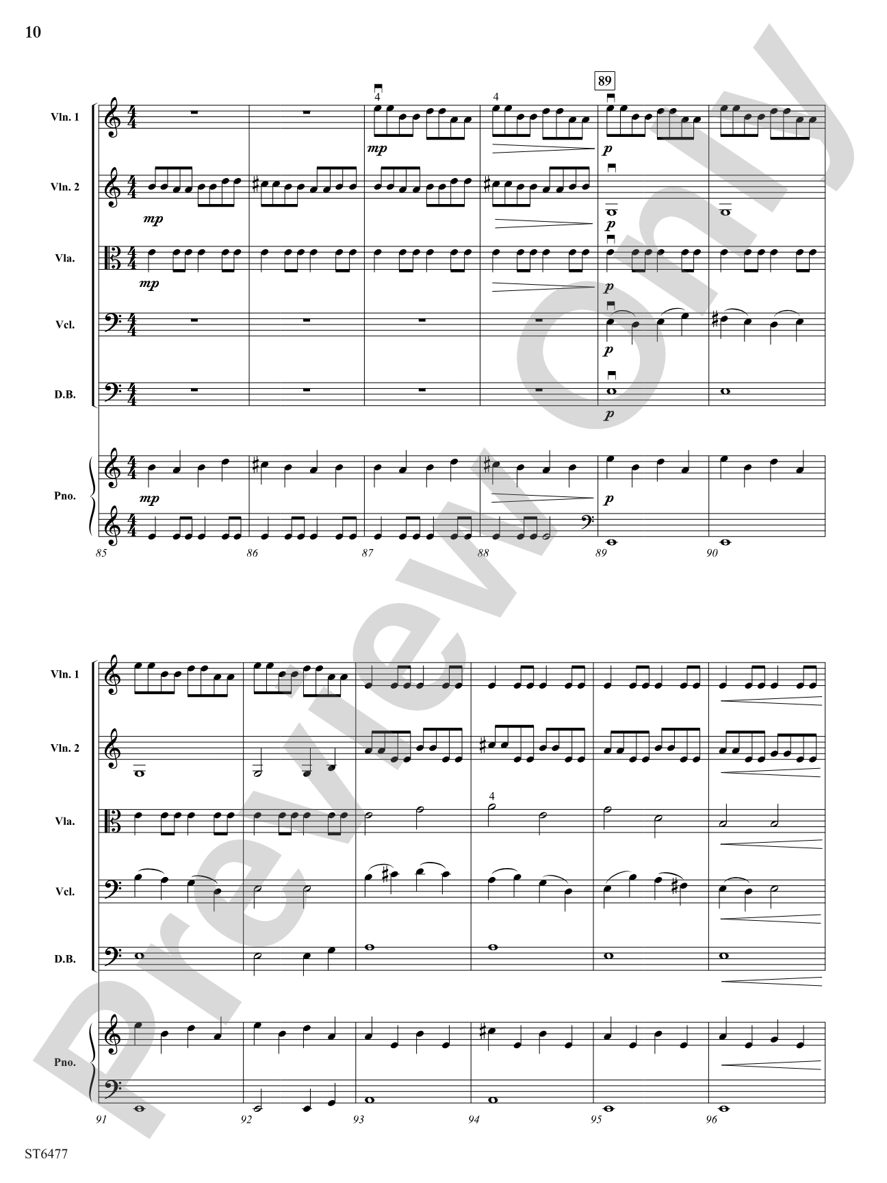 East My (Rosin) Dust: String Orchestra Conductor Score & Parts