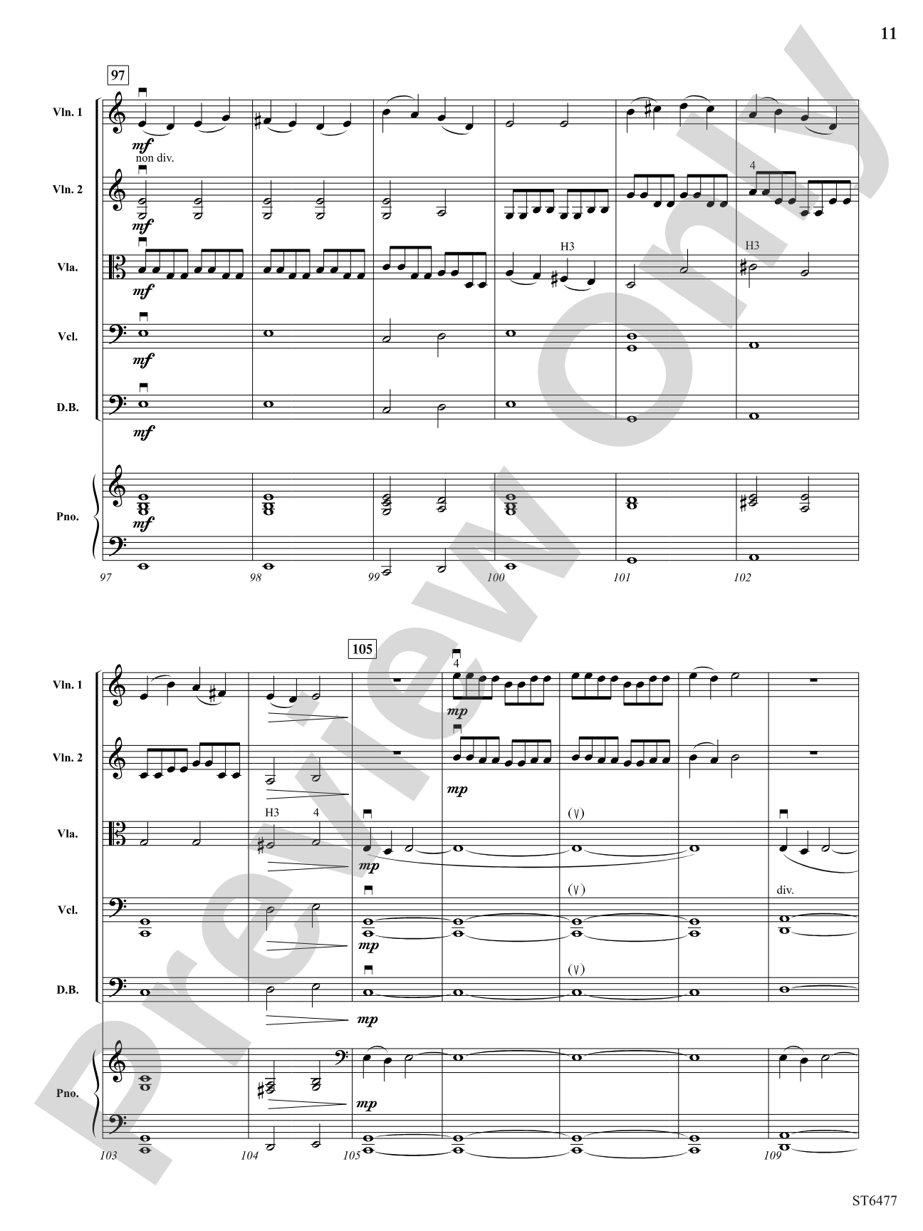 East My (Rosin) Dust: String Orchestra Conductor Score & Parts