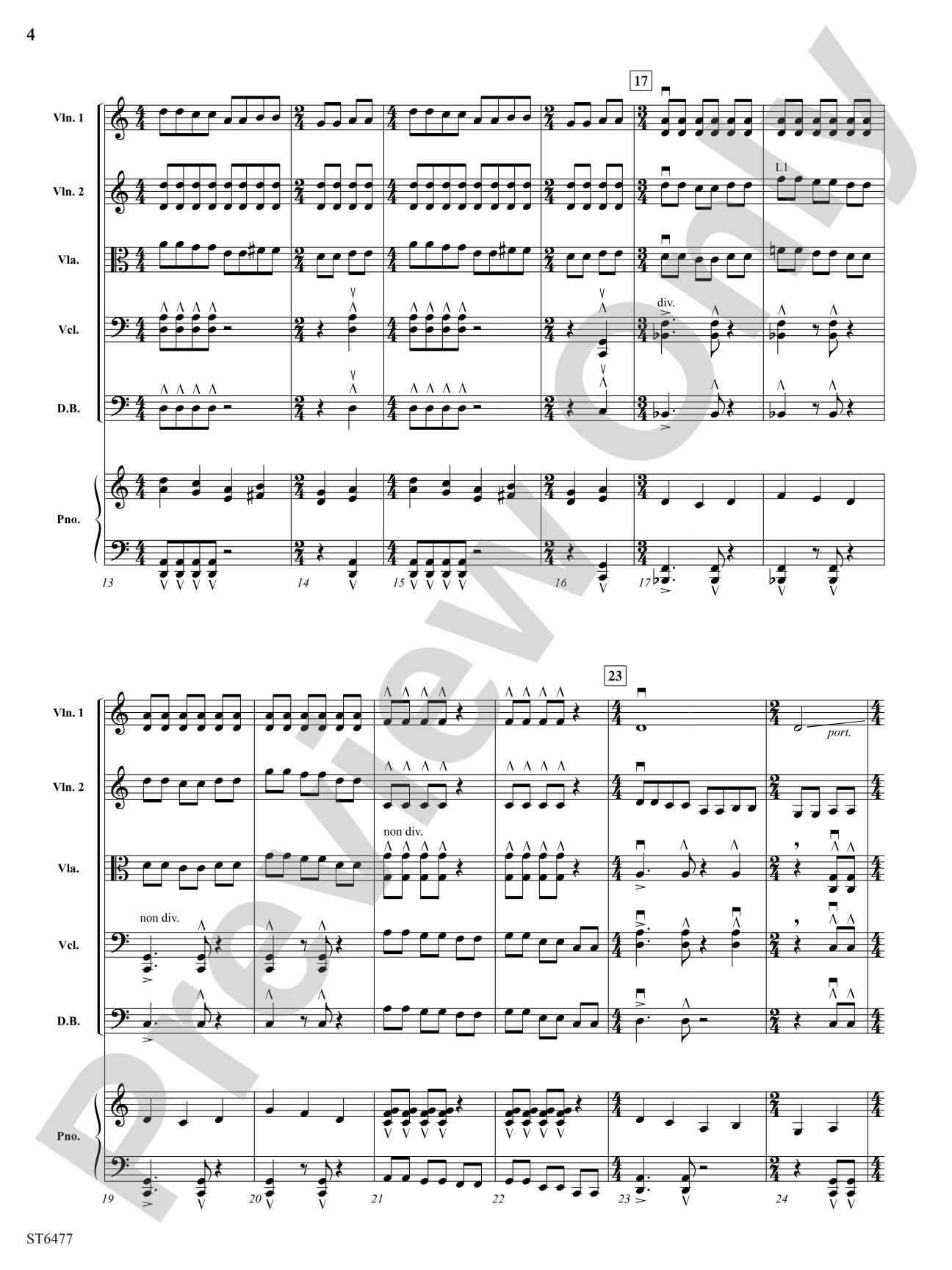 East My (Rosin) Dust: String Orchestra Conductor Score & Parts