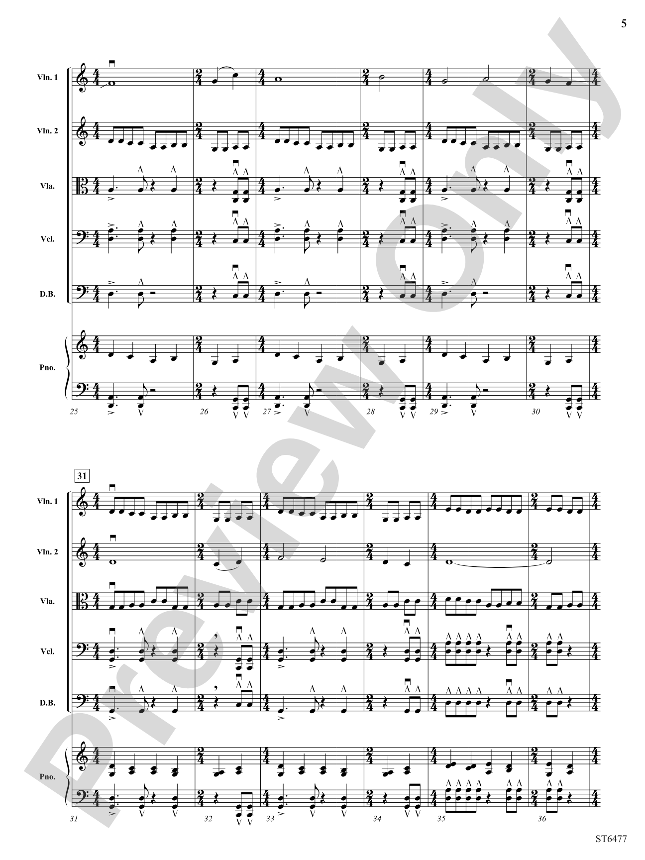 East My (Rosin) Dust: String Orchestra Conductor Score & Parts