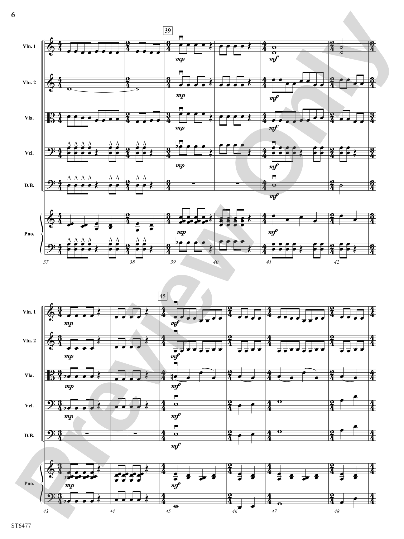 East My (Rosin) Dust: String Orchestra Conductor Score & Parts