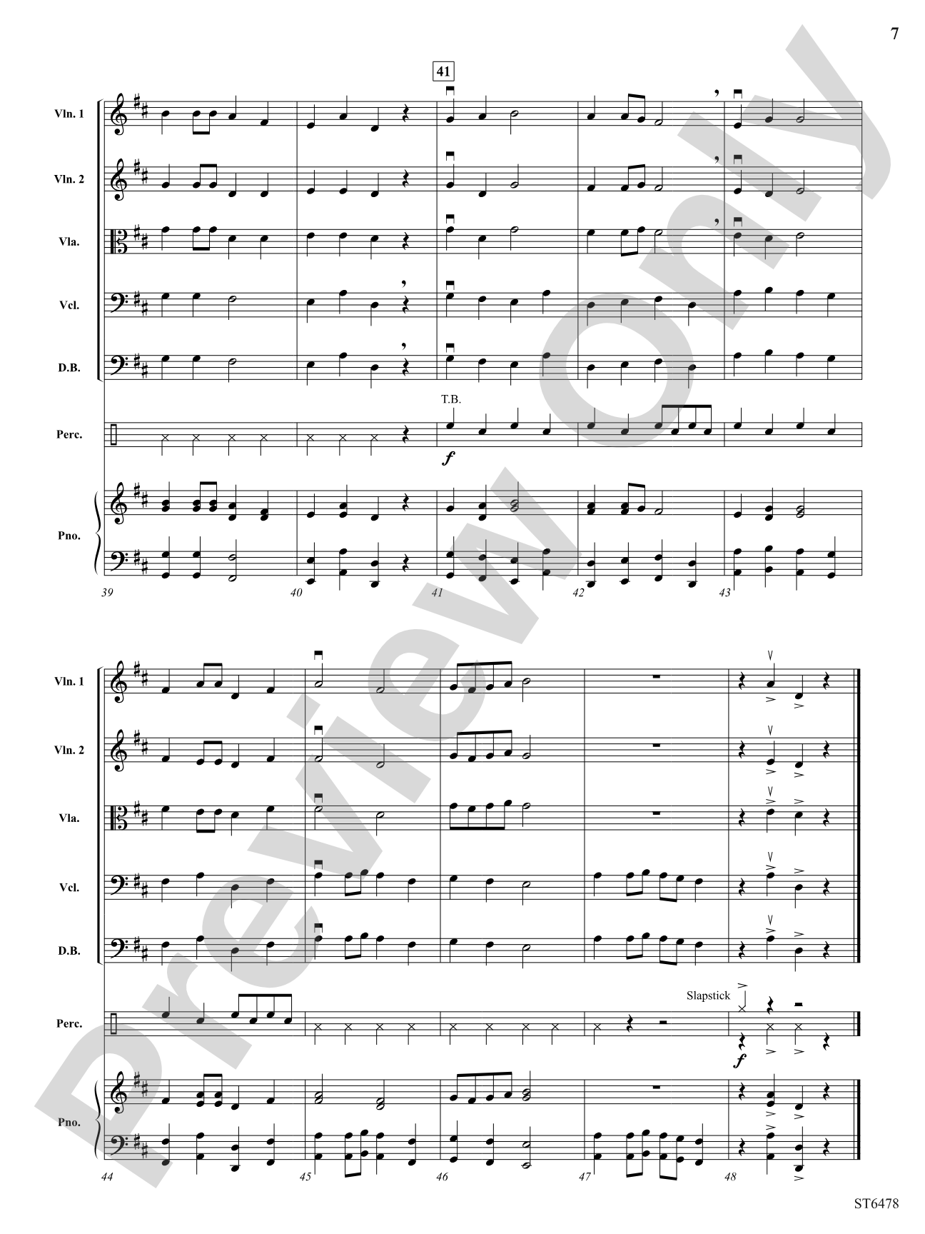 Strings on the Housetop: String Orchestra Conductor Score & Parts