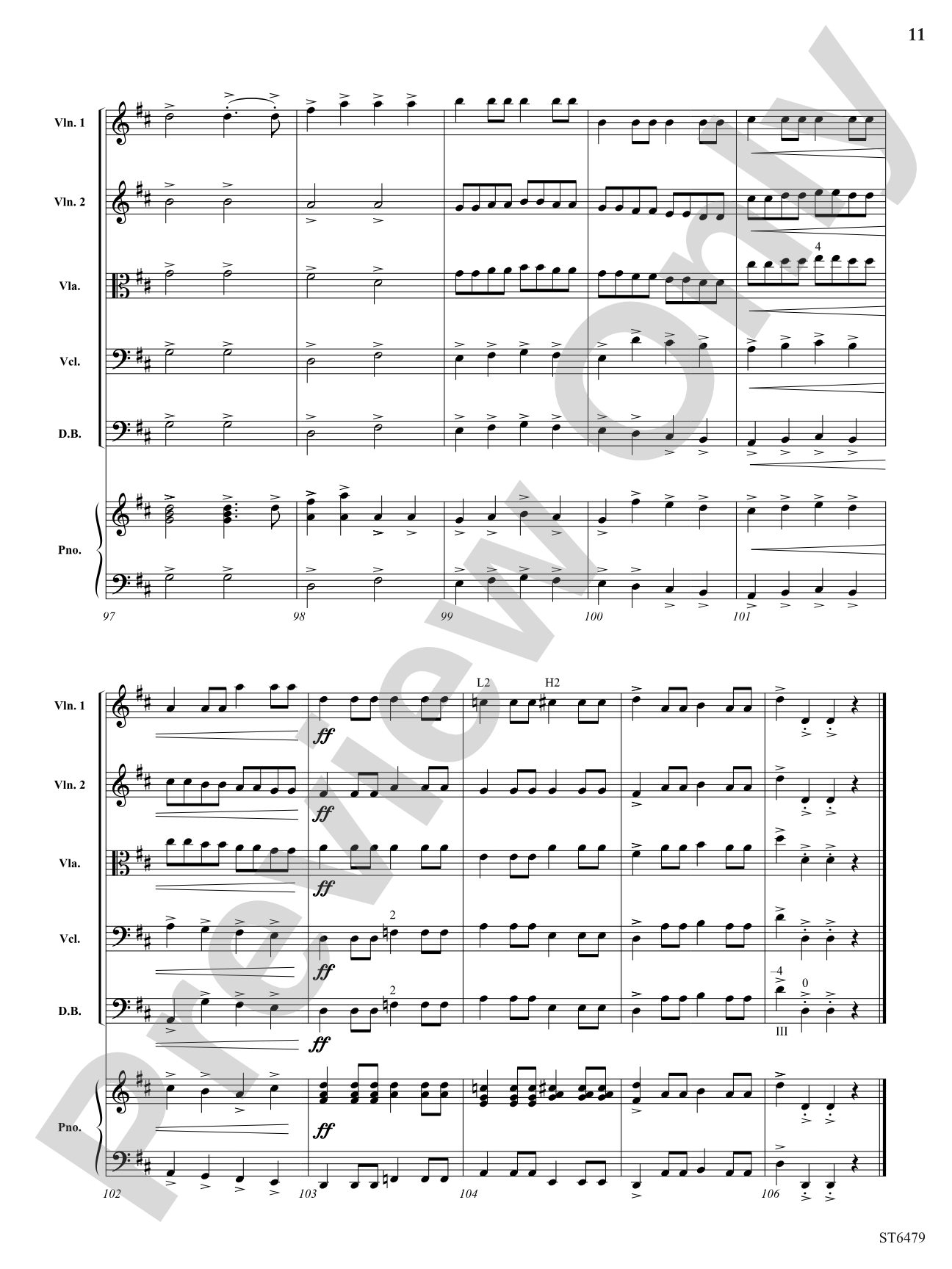 Wait for the Wagon: String Orchestra Conductor Score & Parts