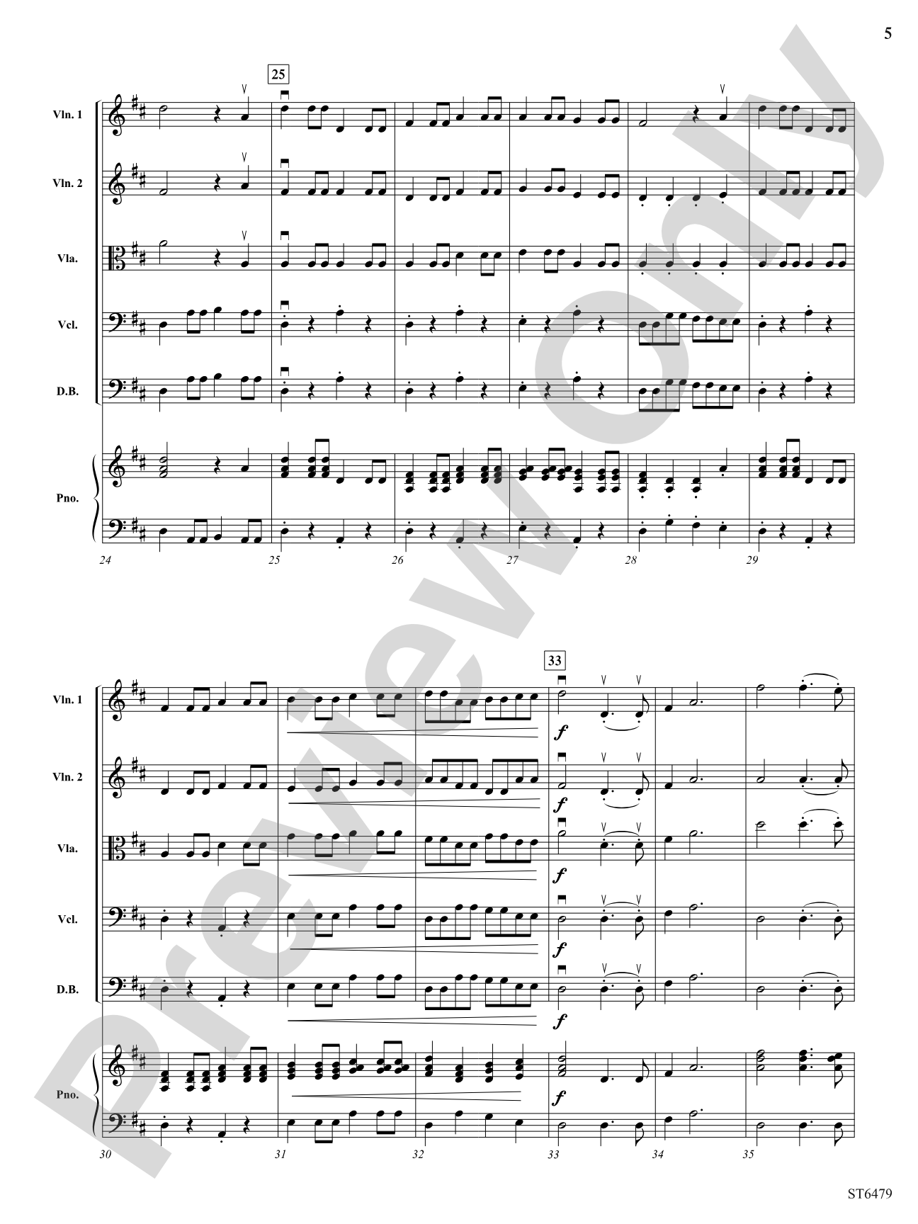 Wait for the Wagon: String Orchestra Conductor Score & Parts