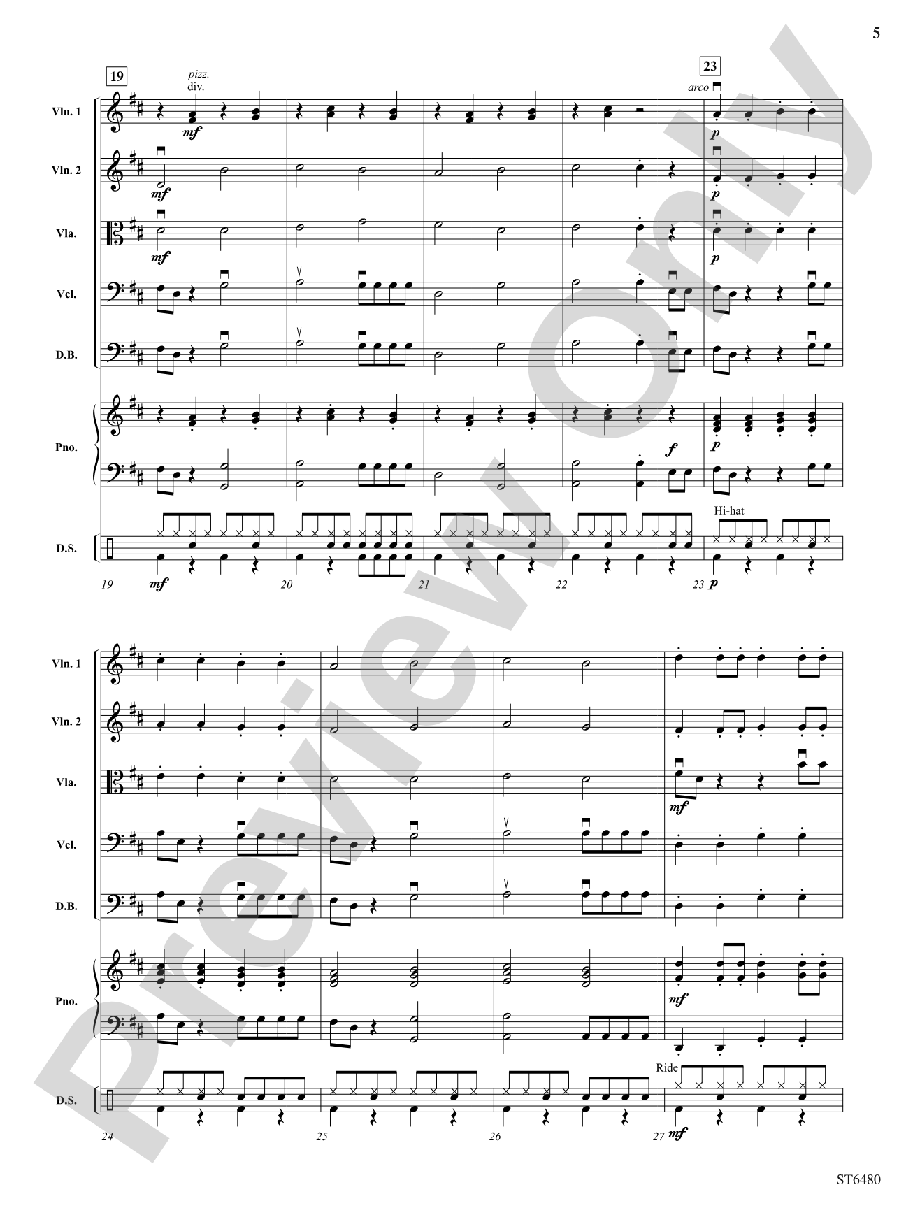 Spring Fever: String Orchestra Conductor Score & Parts