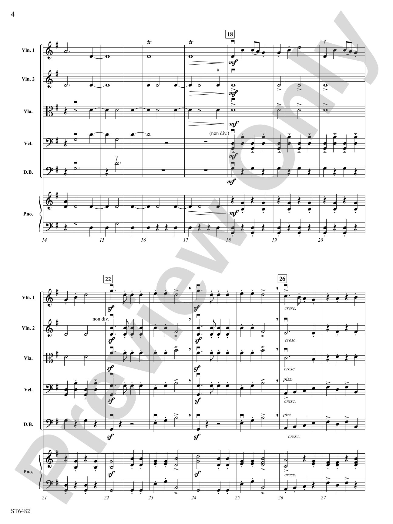 Ukrainian Dance: String Orchestra Conductor Score & Parts