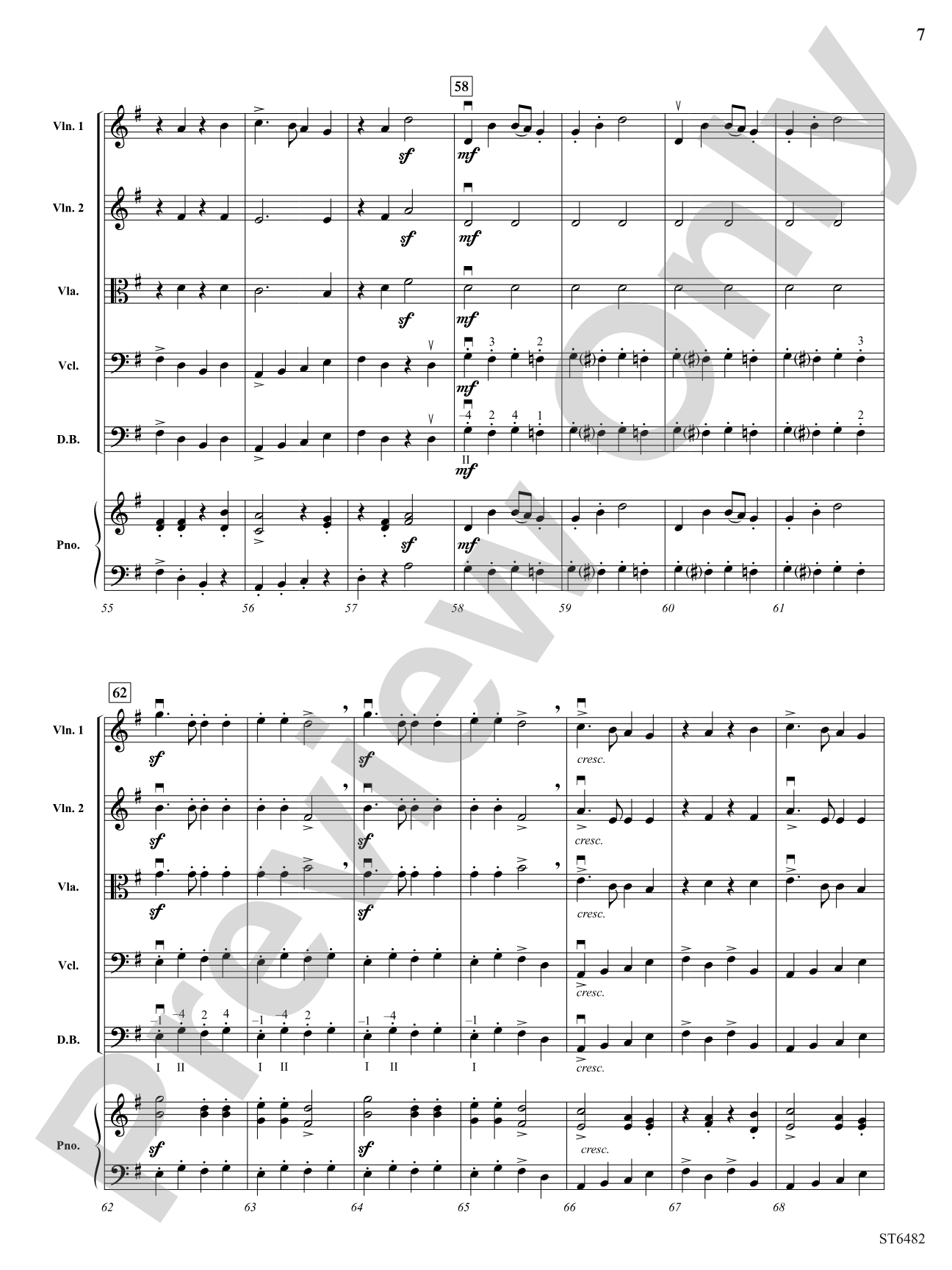 Ukrainian Dance: String Orchestra Conductor Score & Parts