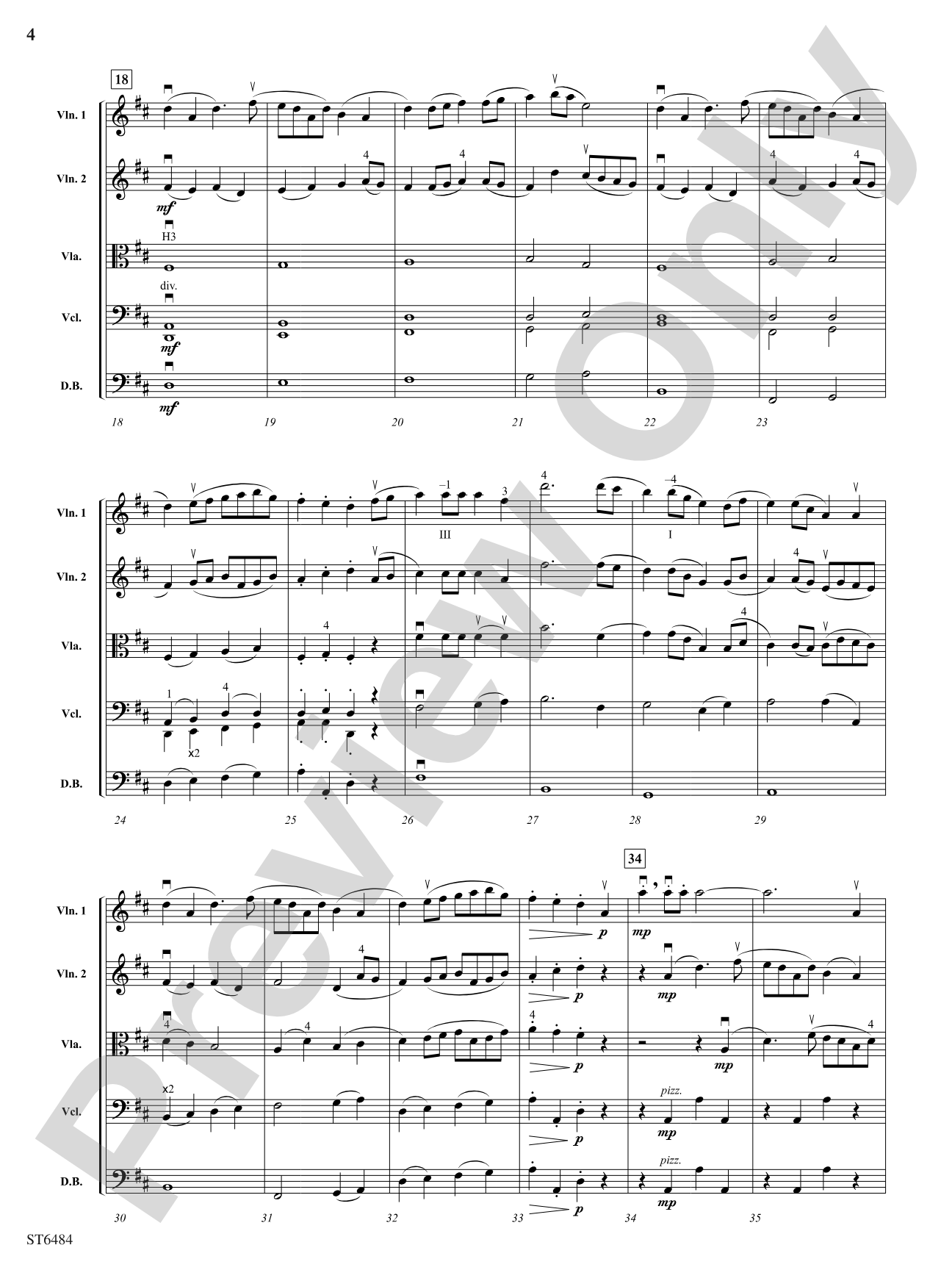 Autumn Harvest: Score