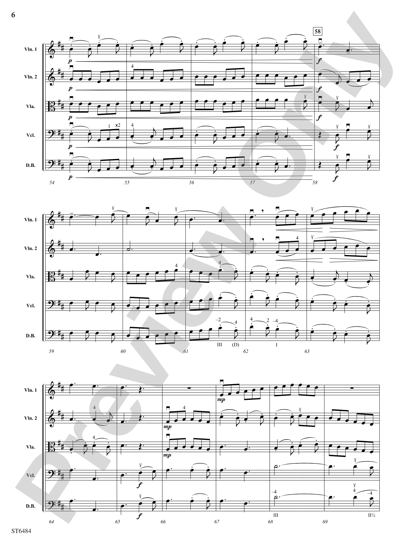 Autumn Harvest: Score