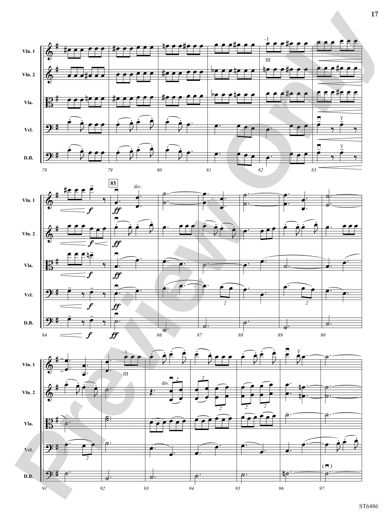Suite Versailles: String Orchestra Conductor Score & Parts
