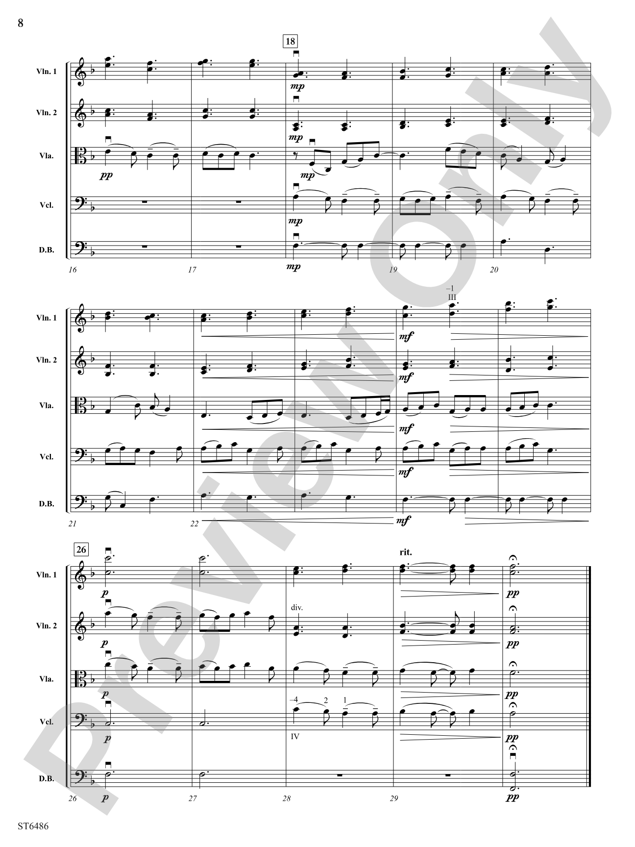 Suite Versailles: String Orchestra Conductor Score & Parts