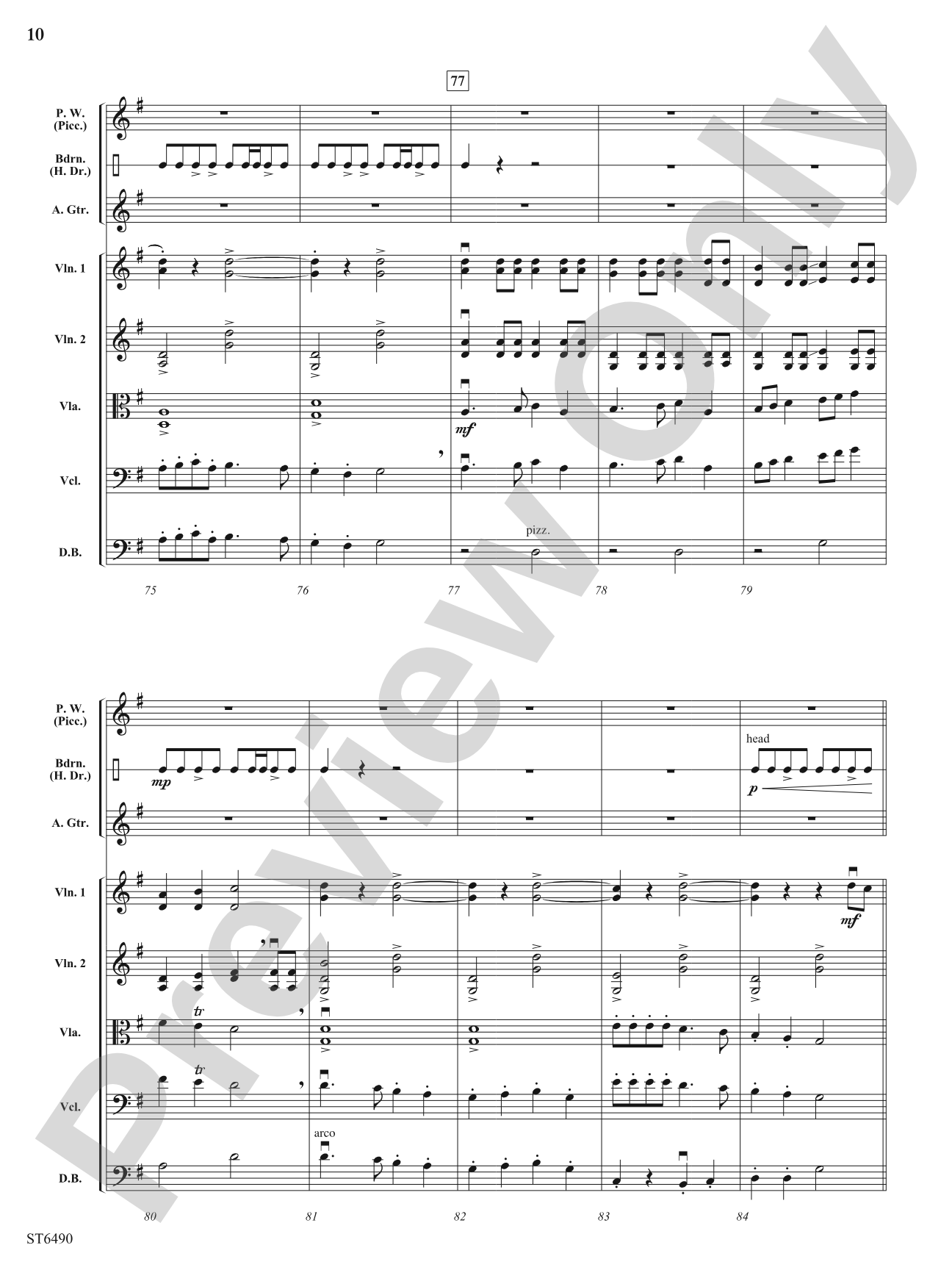 A Yuletide Reel: String Orchestra Conductor Score & Parts