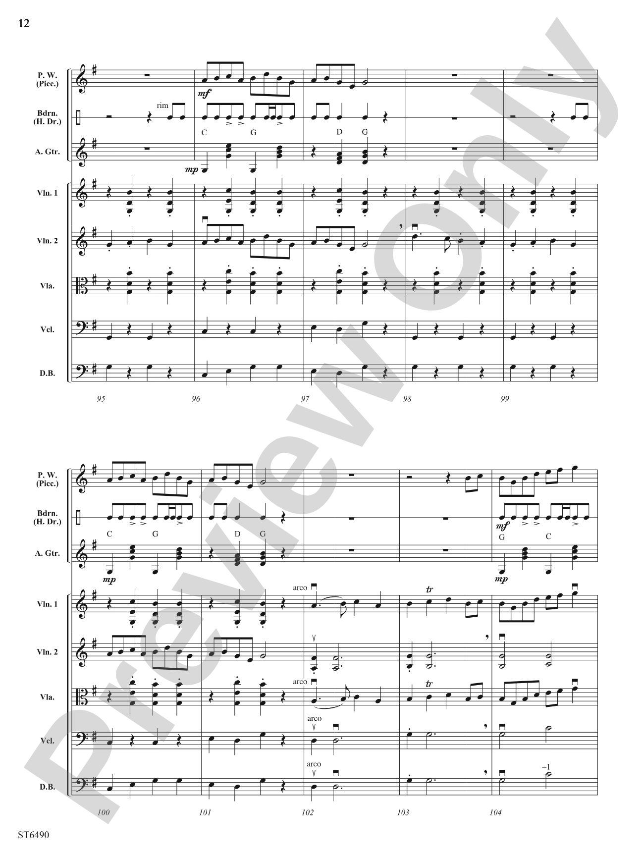 A Yuletide Reel: String Orchestra Conductor Score & Parts