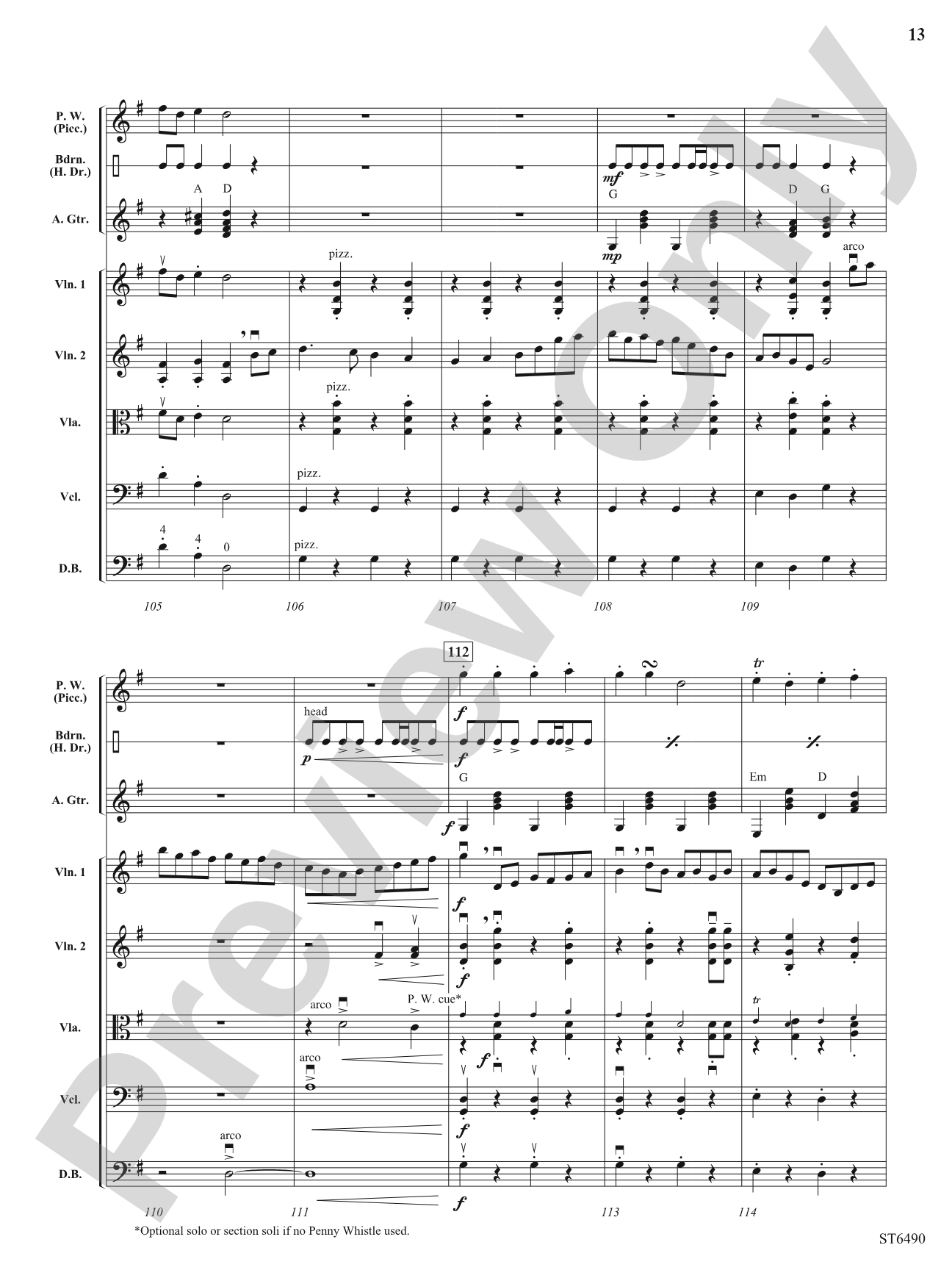 A Yuletide Reel: String Orchestra Conductor Score & Parts