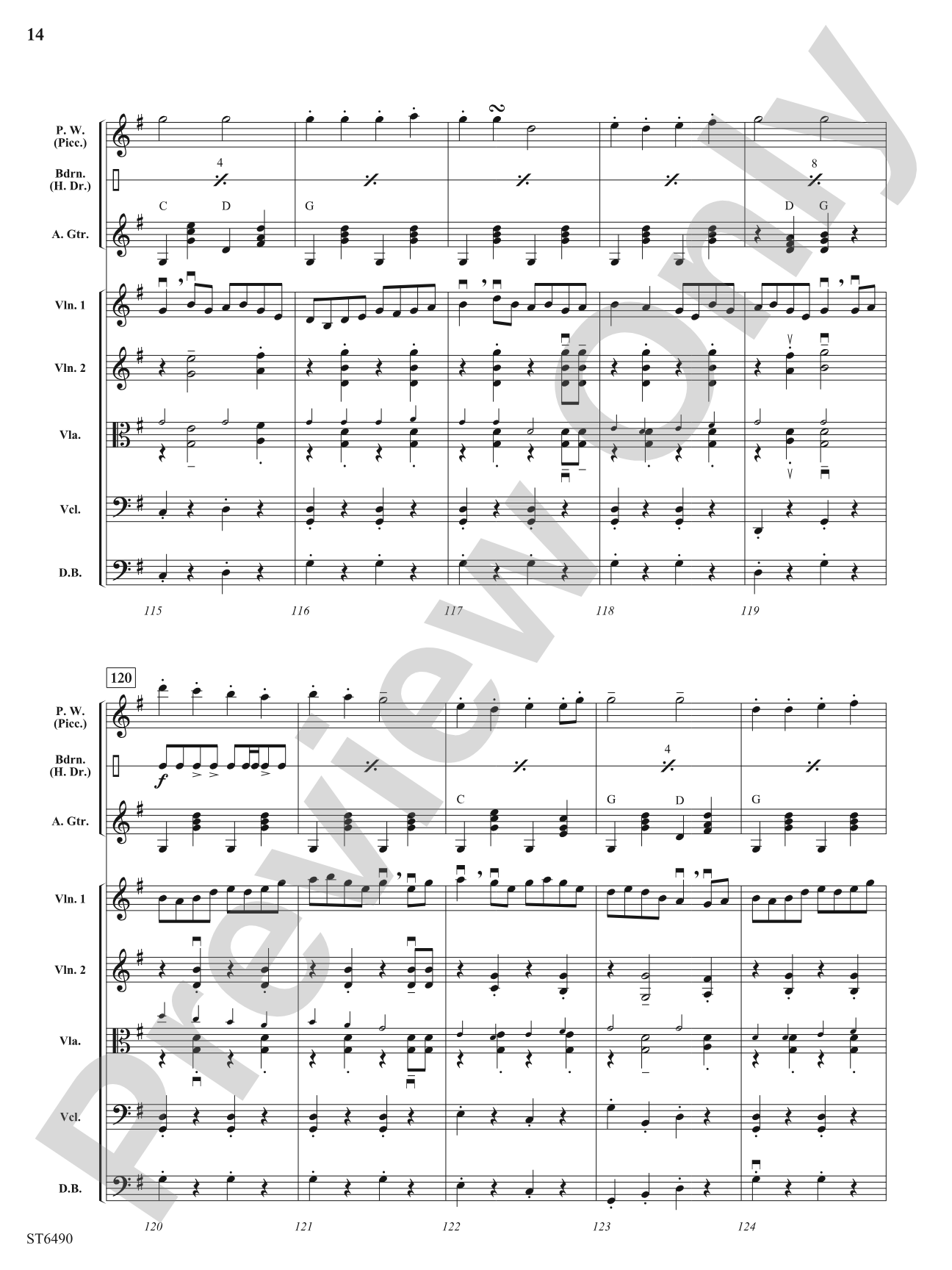 A Yuletide Reel: String Orchestra Conductor Score & Parts