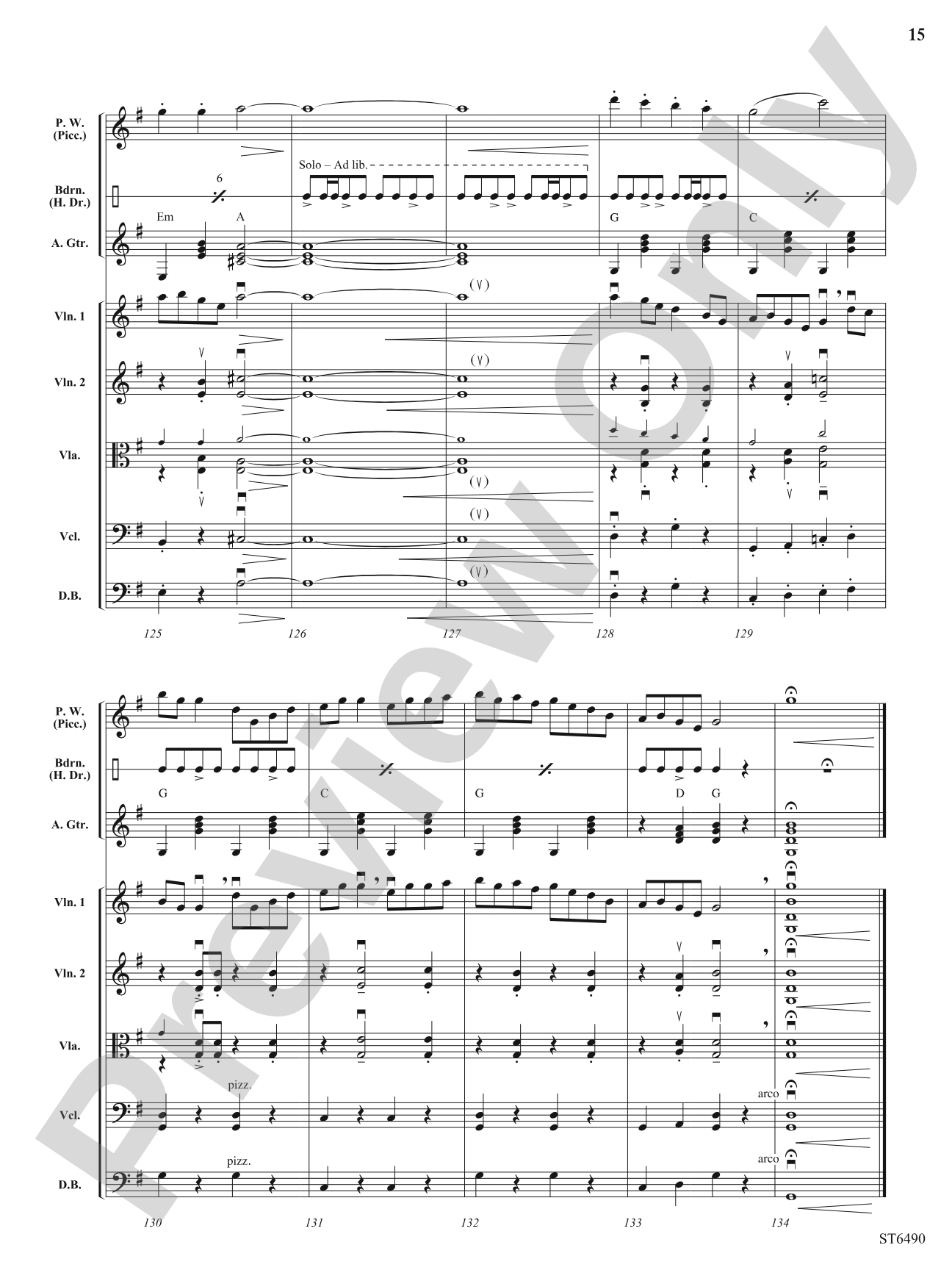 A Yuletide Reel: String Orchestra Conductor Score & Parts