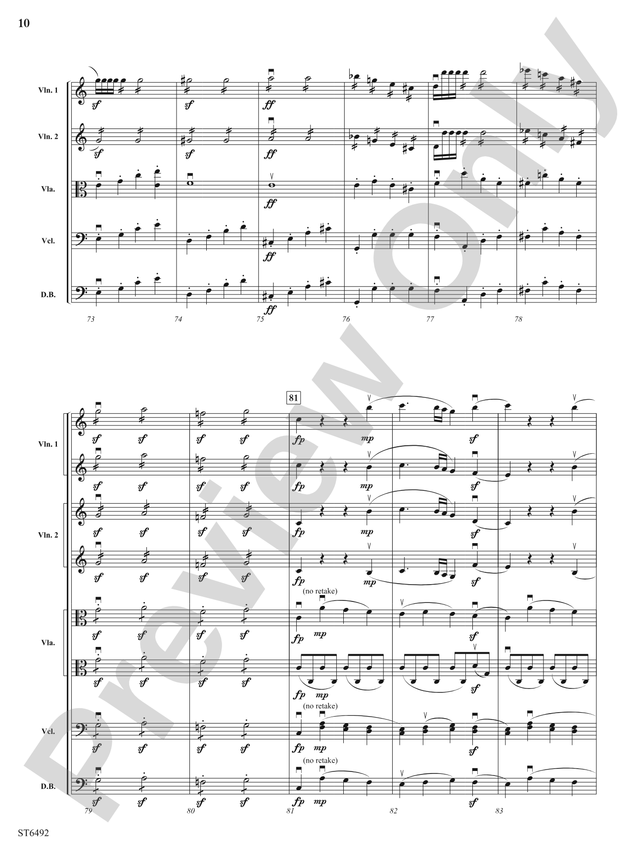Symphony No. 1 (First Movement): String Orchestra Conductor Score & Parts