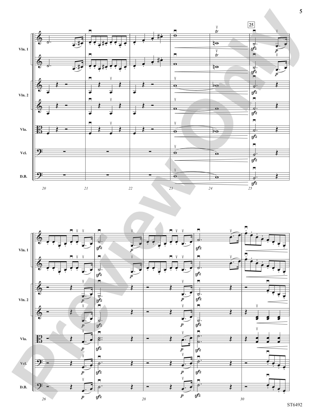 Symphony No. 1 (First Movement): String Orchestra Conductor Score & Parts