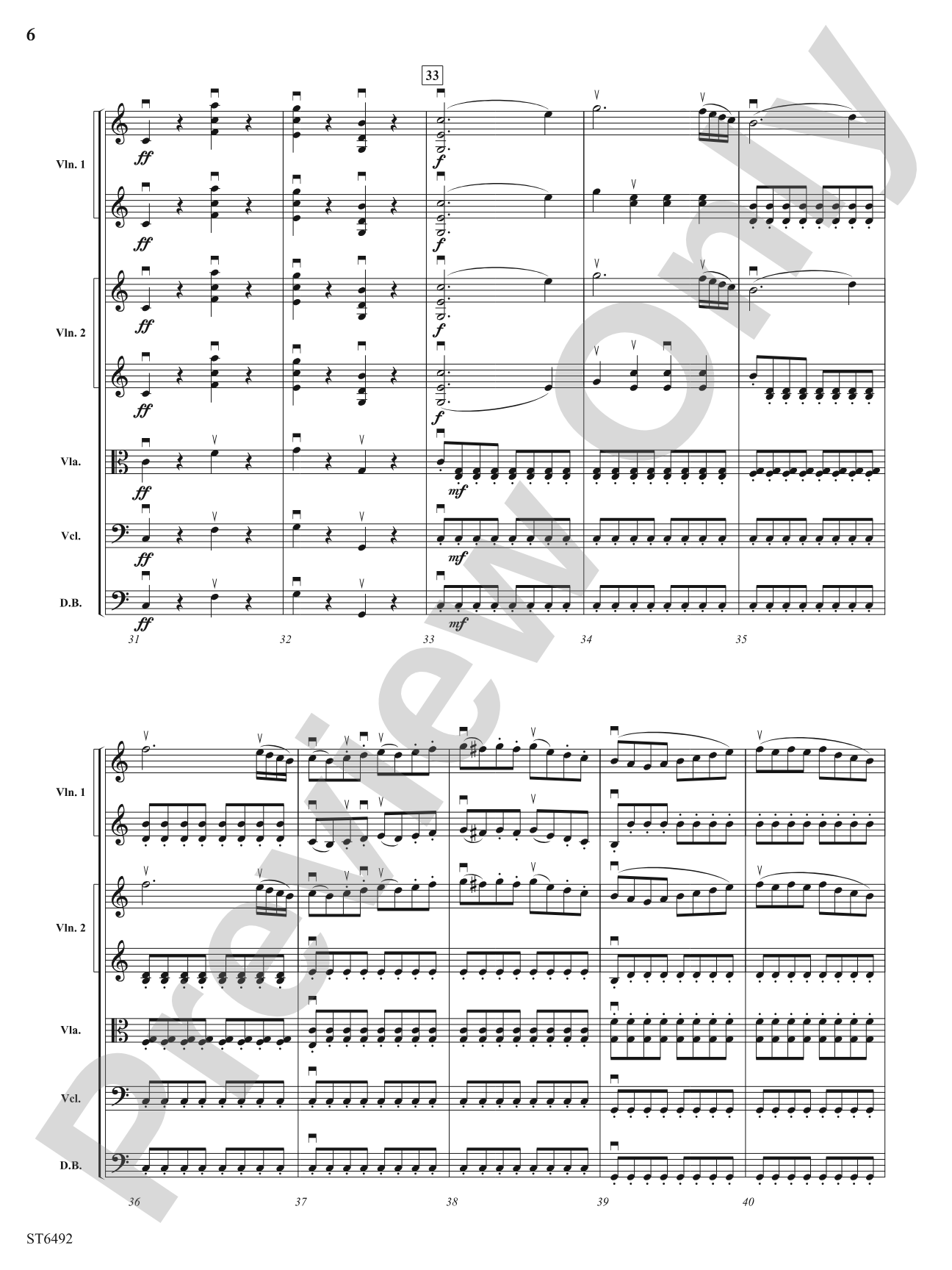 Symphony No. 1 (First Movement): String Orchestra Conductor Score & Parts