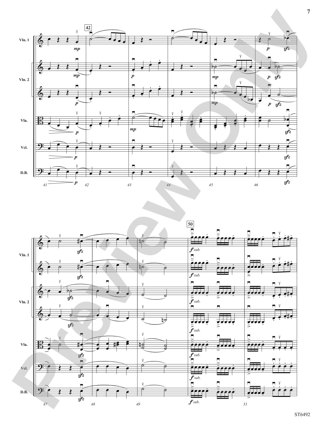 Symphony No. 1 (First Movement): String Orchestra Conductor Score & Parts