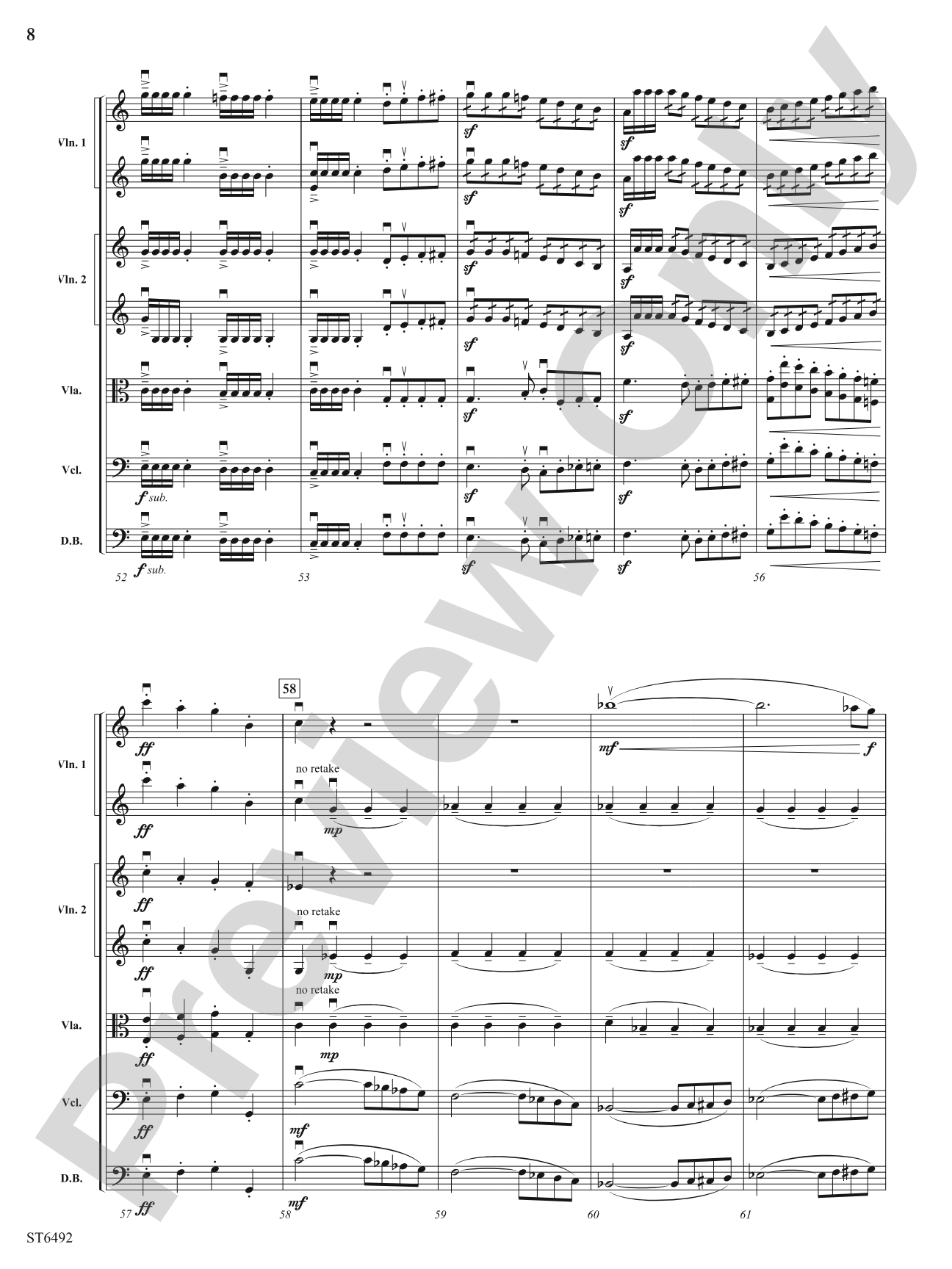 Symphony No. 1 (First Movement): String Orchestra Conductor Score & Parts