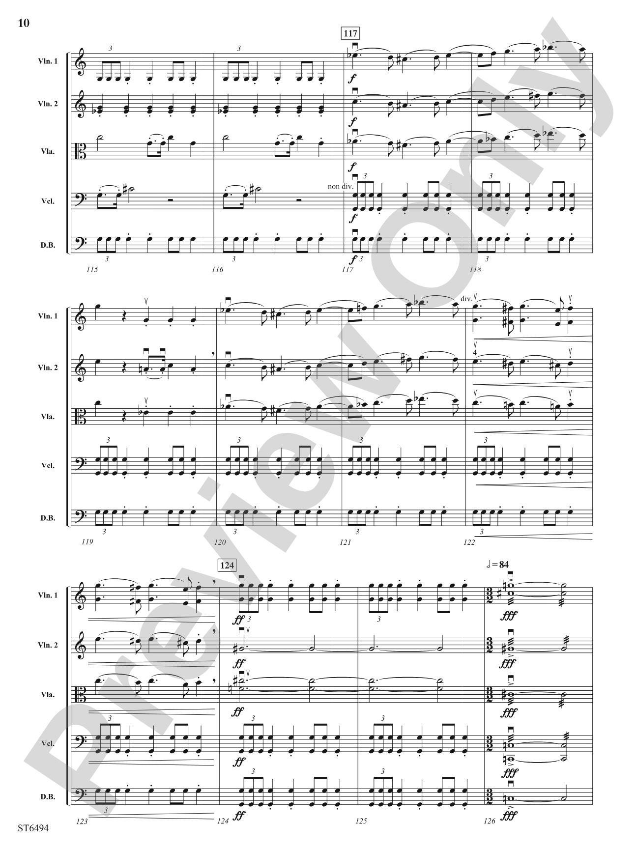 The Inner Planets (Themes from Mercury, Venus and Mars): Score