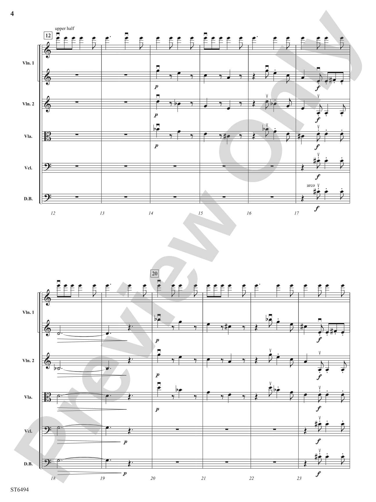 The Inner Planets (Themes from Mercury, Venus and Mars): Score