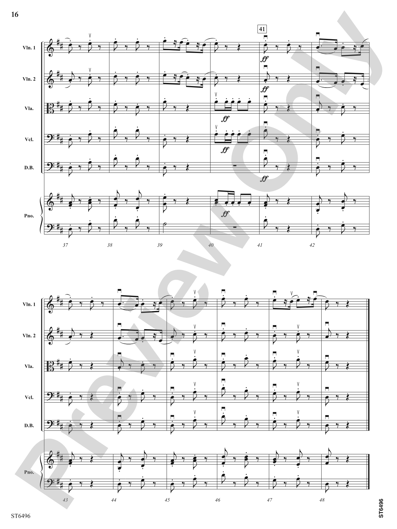 Album for the Young: String Orchestra Conductor Score & Parts